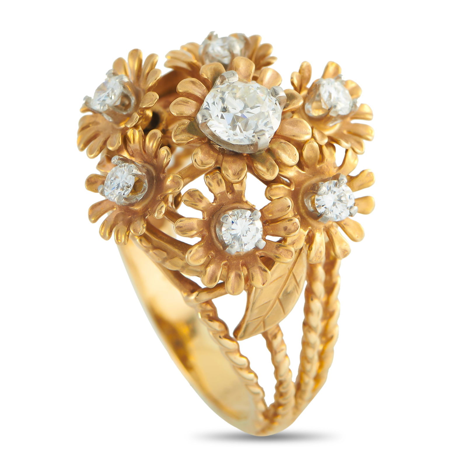 Exclusive 14K Rose Gold 1.10ct Diamond Ring (1 of 3)