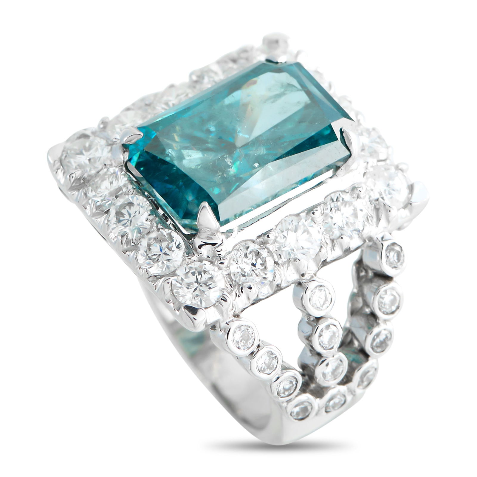 Exclusive Platinum 7.94ct Diamond Ring (1 of 3)