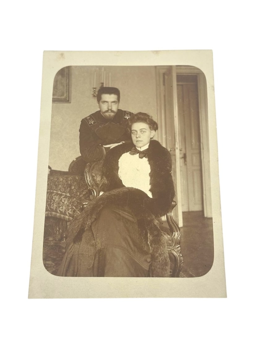 Unknown - Imperial Russian Official Captured with his Wife (1 of 6)