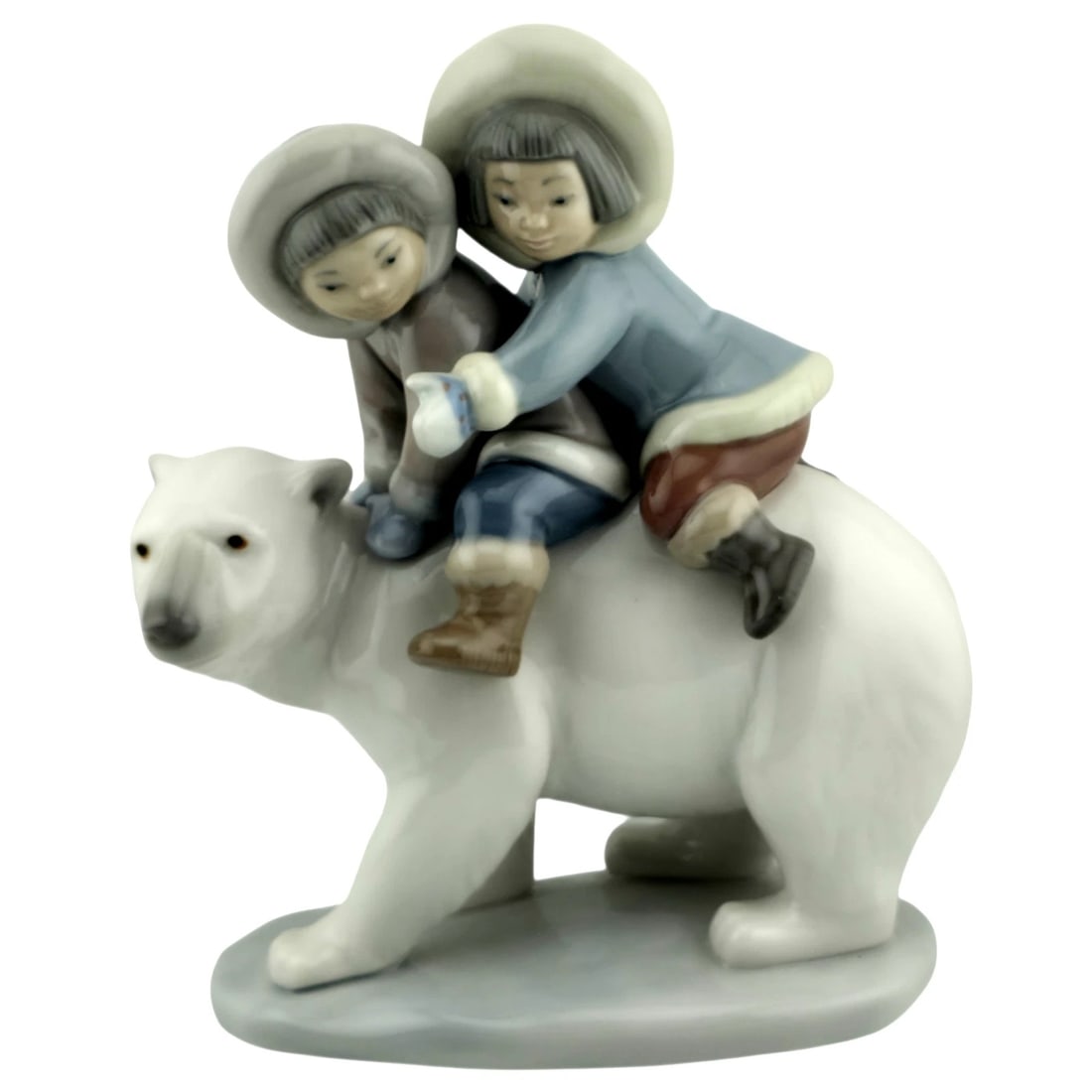 Lladro Vintage Limited Edition RETIRED: 2004 ESKIMO RIDERS LLADRO (1 of 3)
