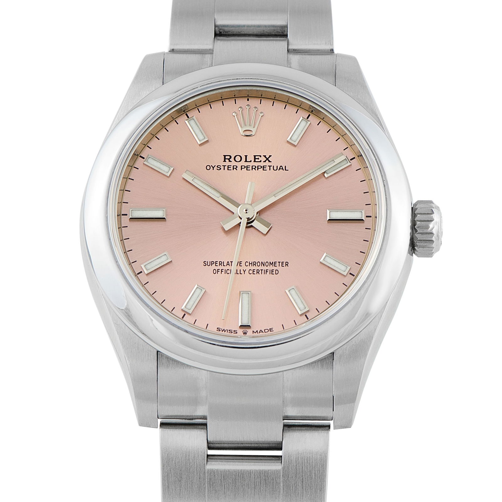 Rolex Oyster Perpetual 31 Pink Dial Oystersteel Watch 277200 (1 of 5)