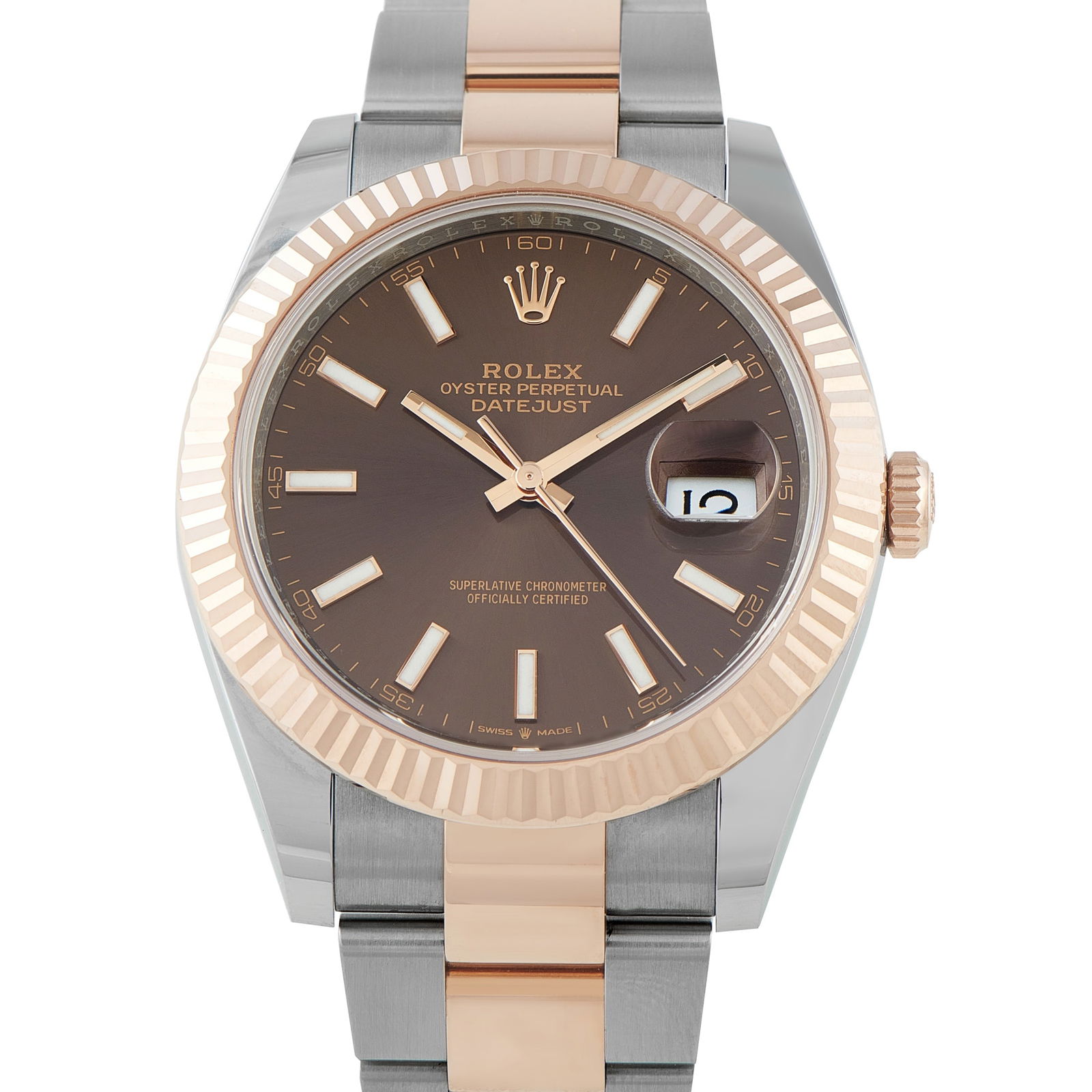 Rolex Datejust 41 Brown Dial Two-Tone Oyster Watch 126331 (1 of 5)