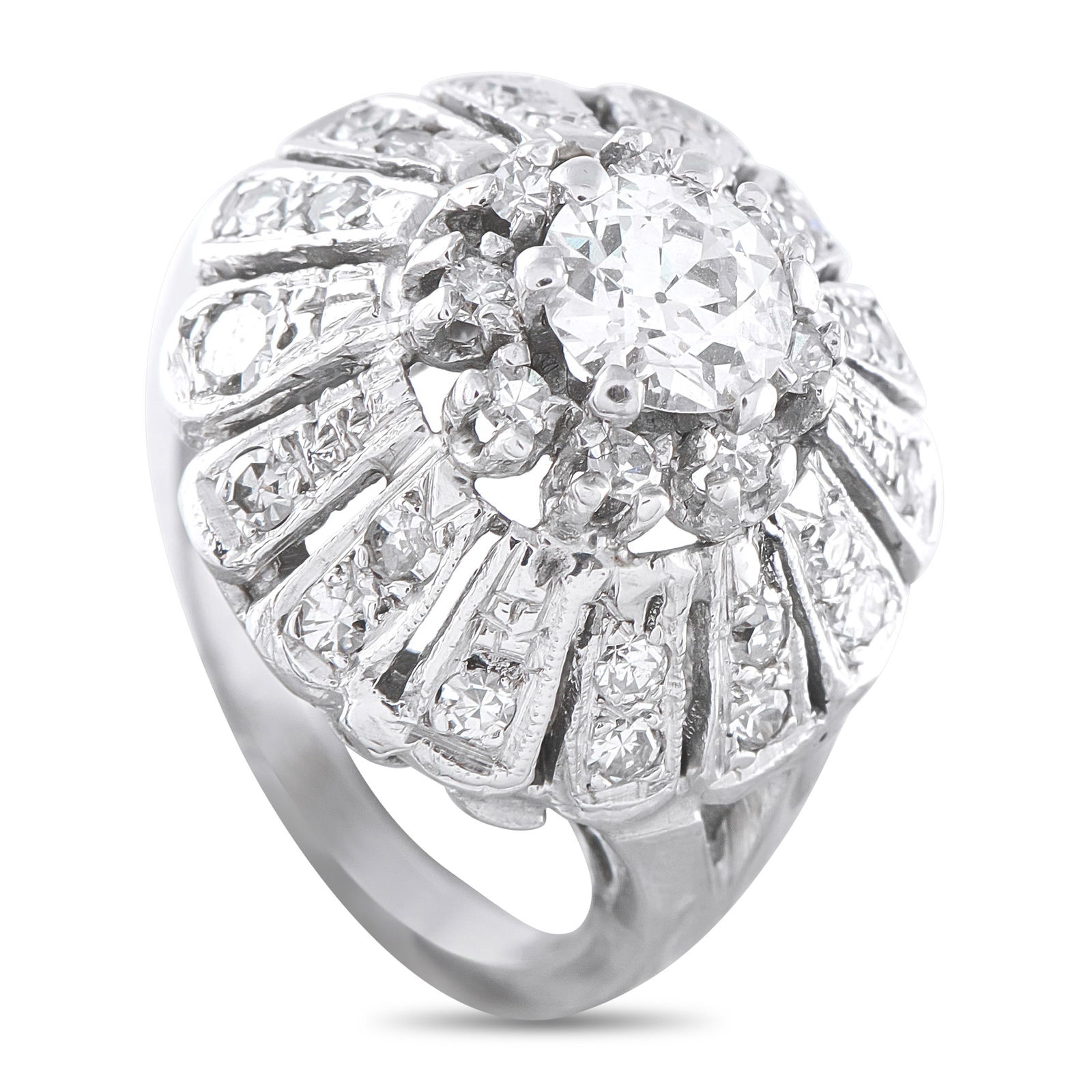 14K White Gold 1.25ct Diamond Ring (1 of 3)