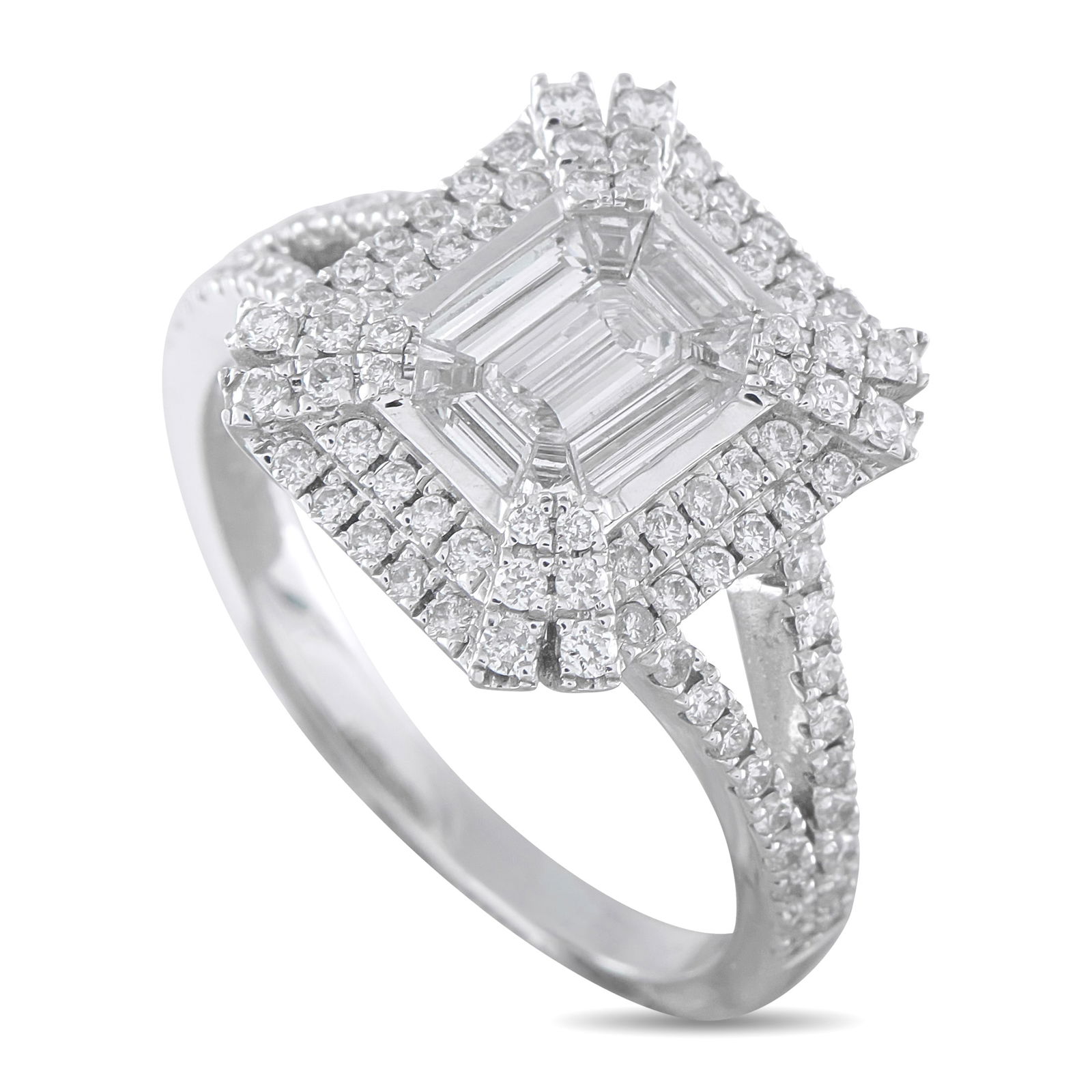 18K White Gold 1.56ct Diamond Ring (1 of 3)