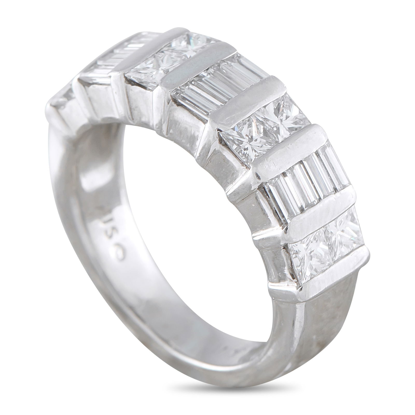 Platinum 1.61ct Diamond Ring (1 of 3)