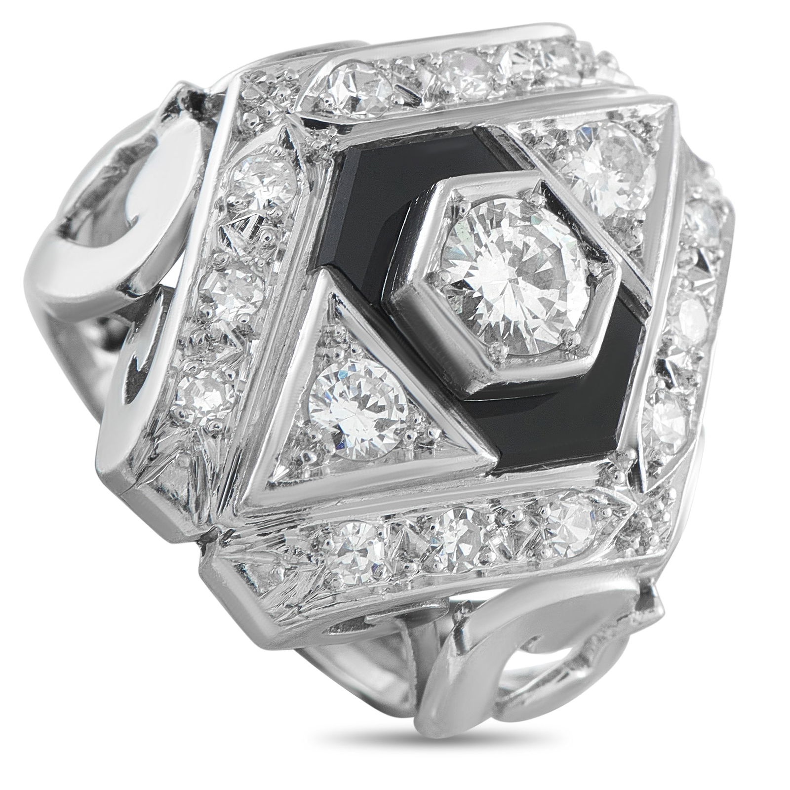 18K White Gold 1.20ct Diamond Ring (1 of 3)