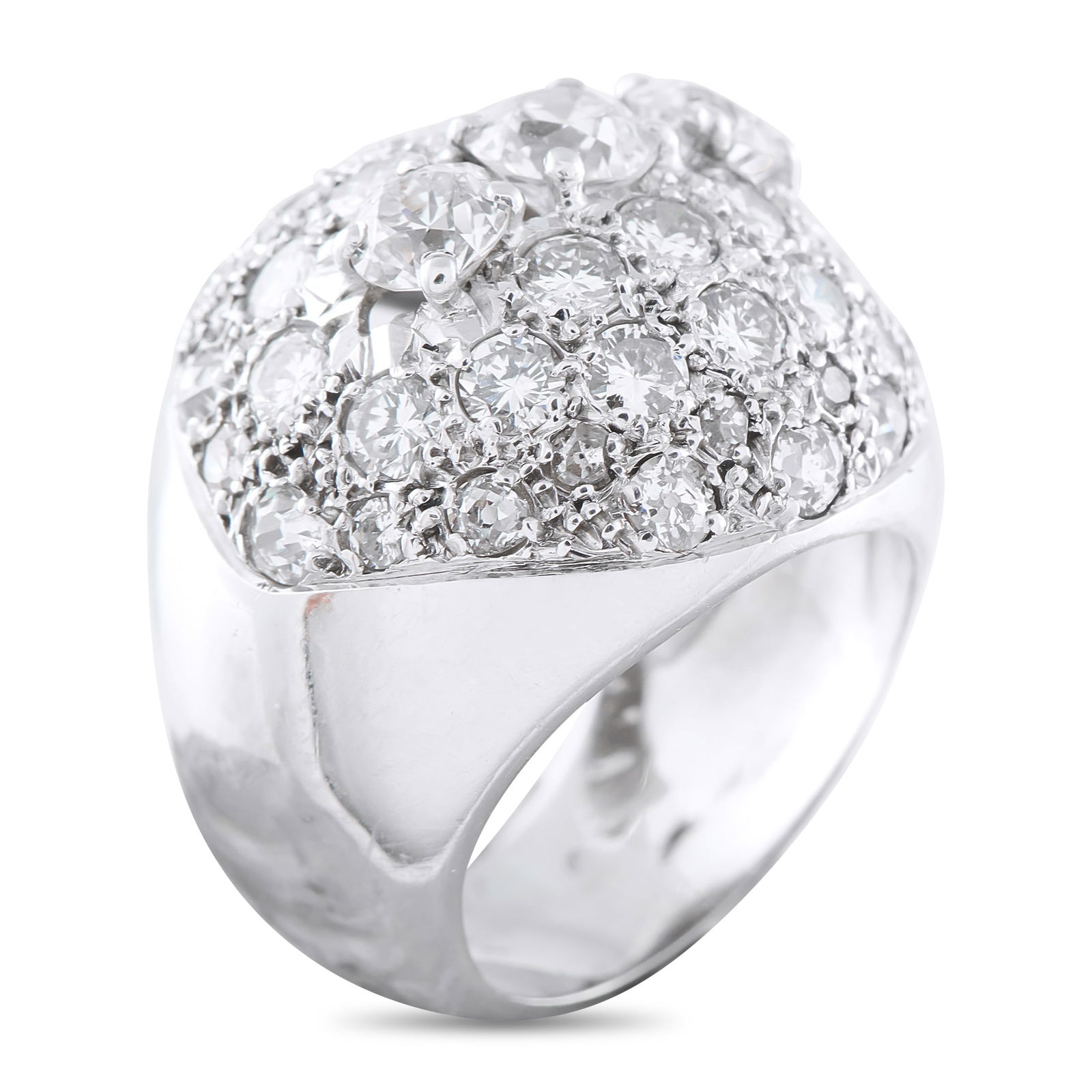 Platinum 3.0ct Diamond Ring - 2
