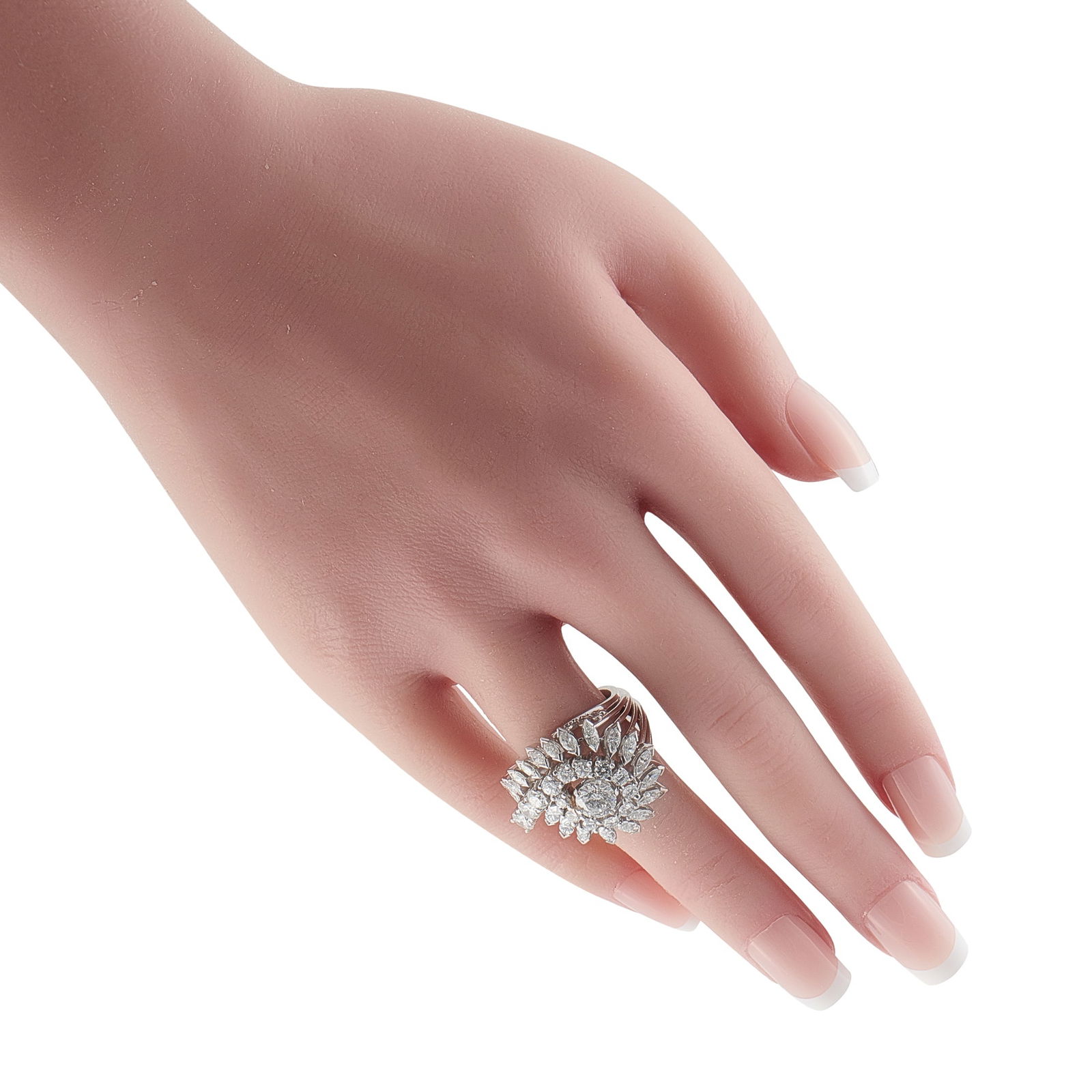 Platinum 3.60ct Diamond Ring - 3