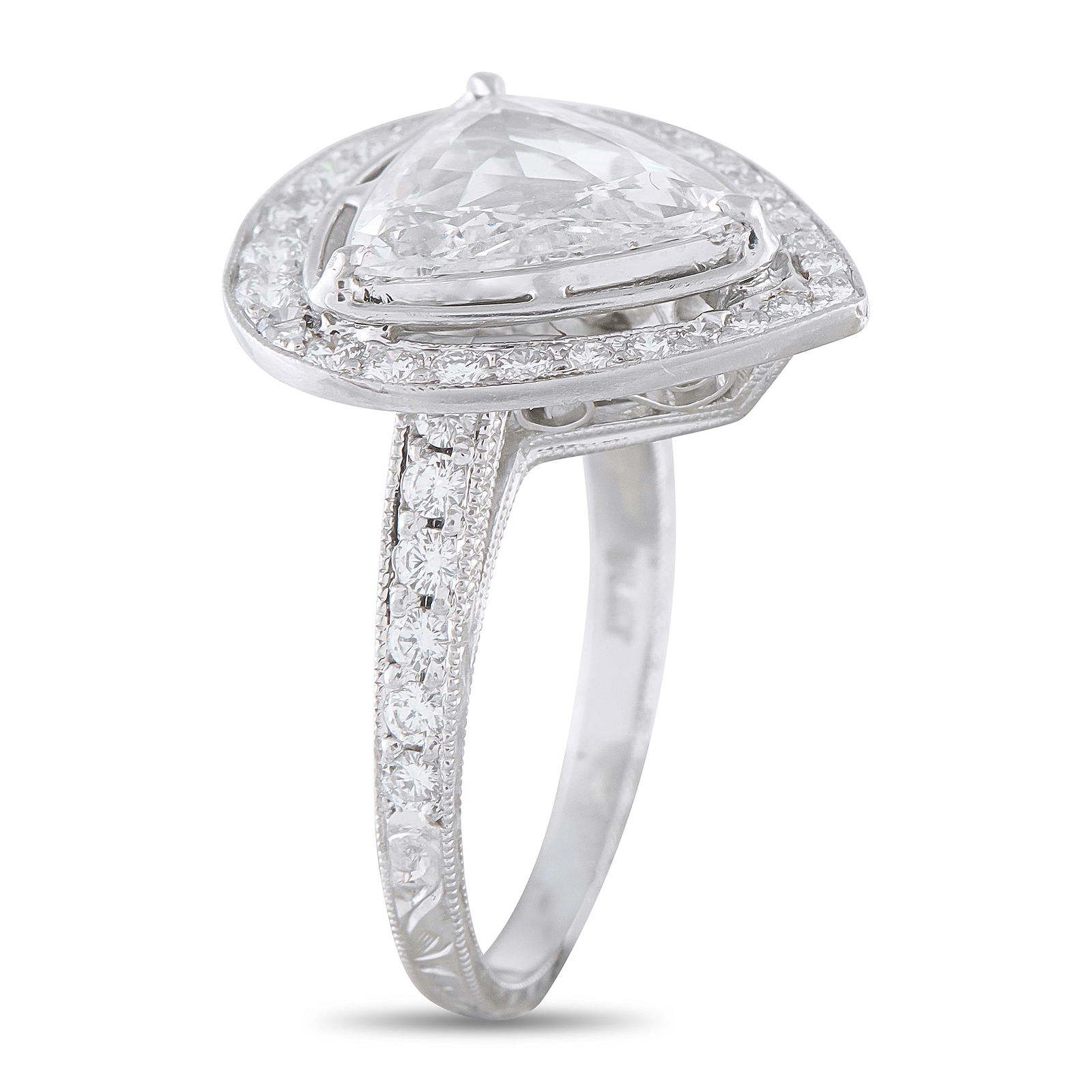 Platinum 2.10ct Diamond Ring - 2