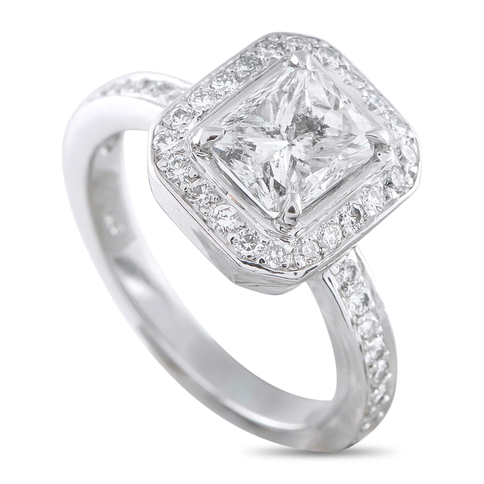 Platinum 2.18ct Diamond Ring (1 of 3)