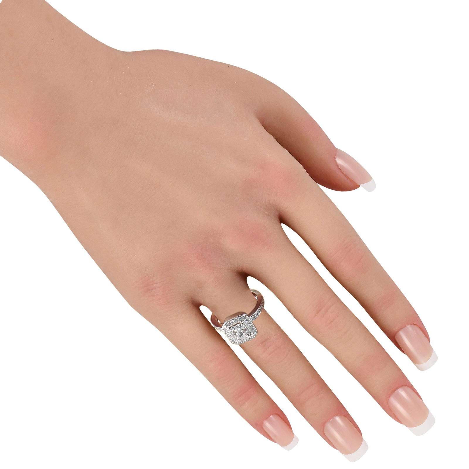 Platinum 2.18ct Diamond Ring - 3