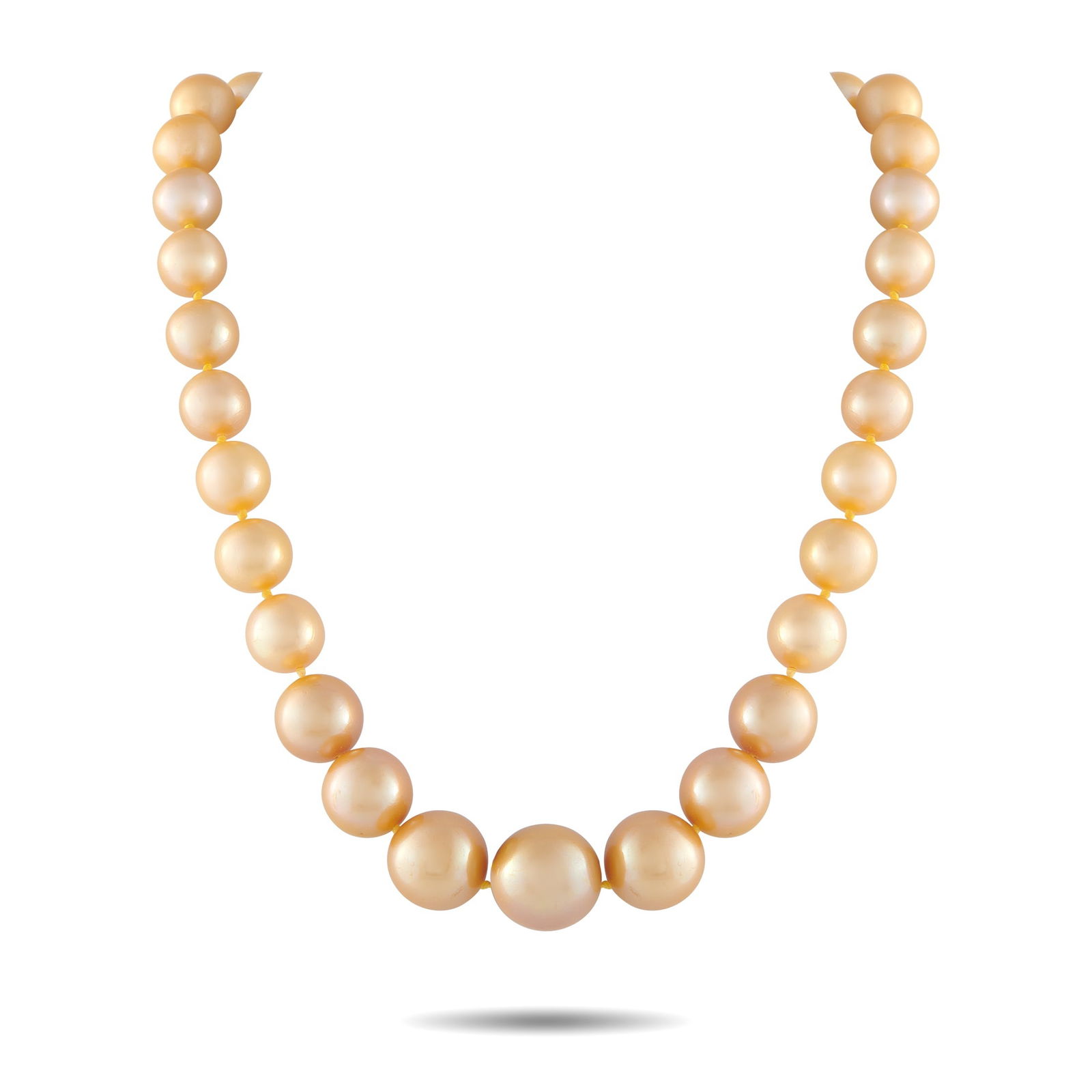 Golden Pearl Necklace (1 of 3)
