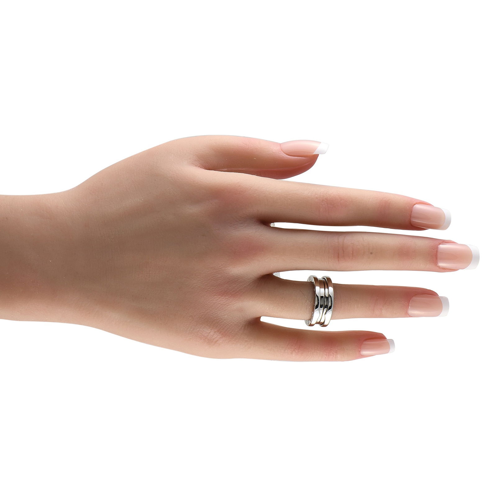 Bvlgari B.zero1 18K White Gold Ring - 3