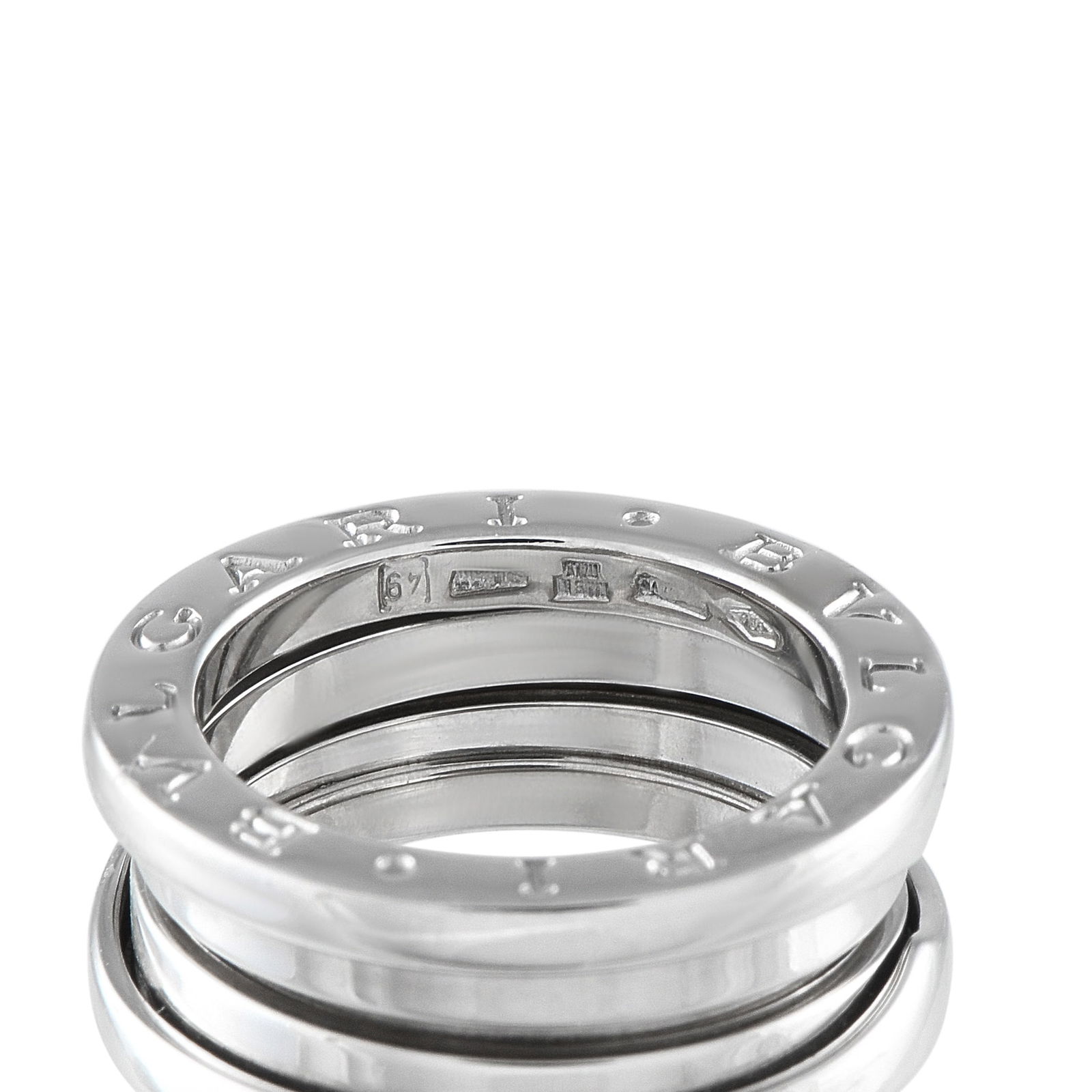 Bvlgari B.zero1 18K White Gold Ring - 4