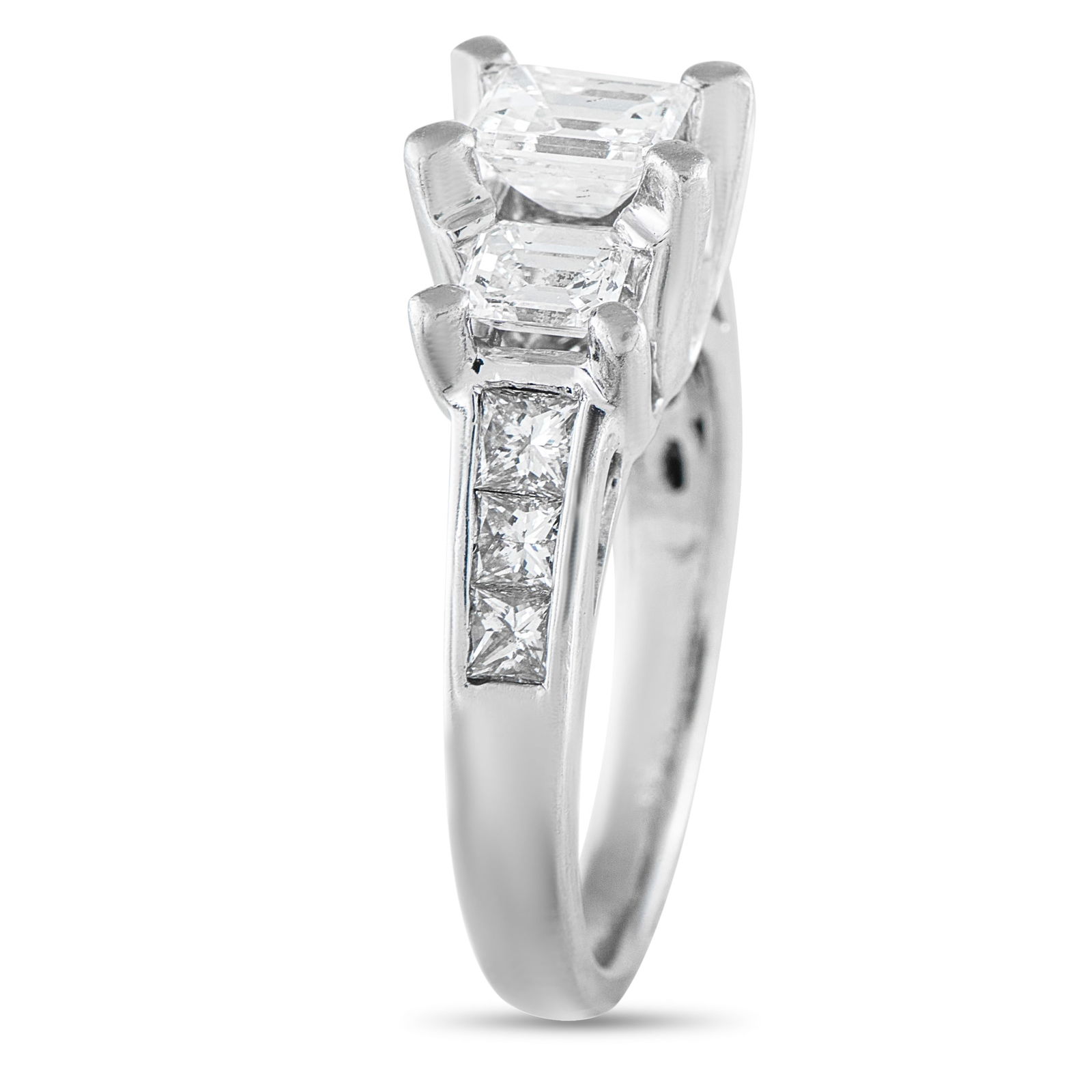 Platinum 2.08ct Diamond Ring - 2
