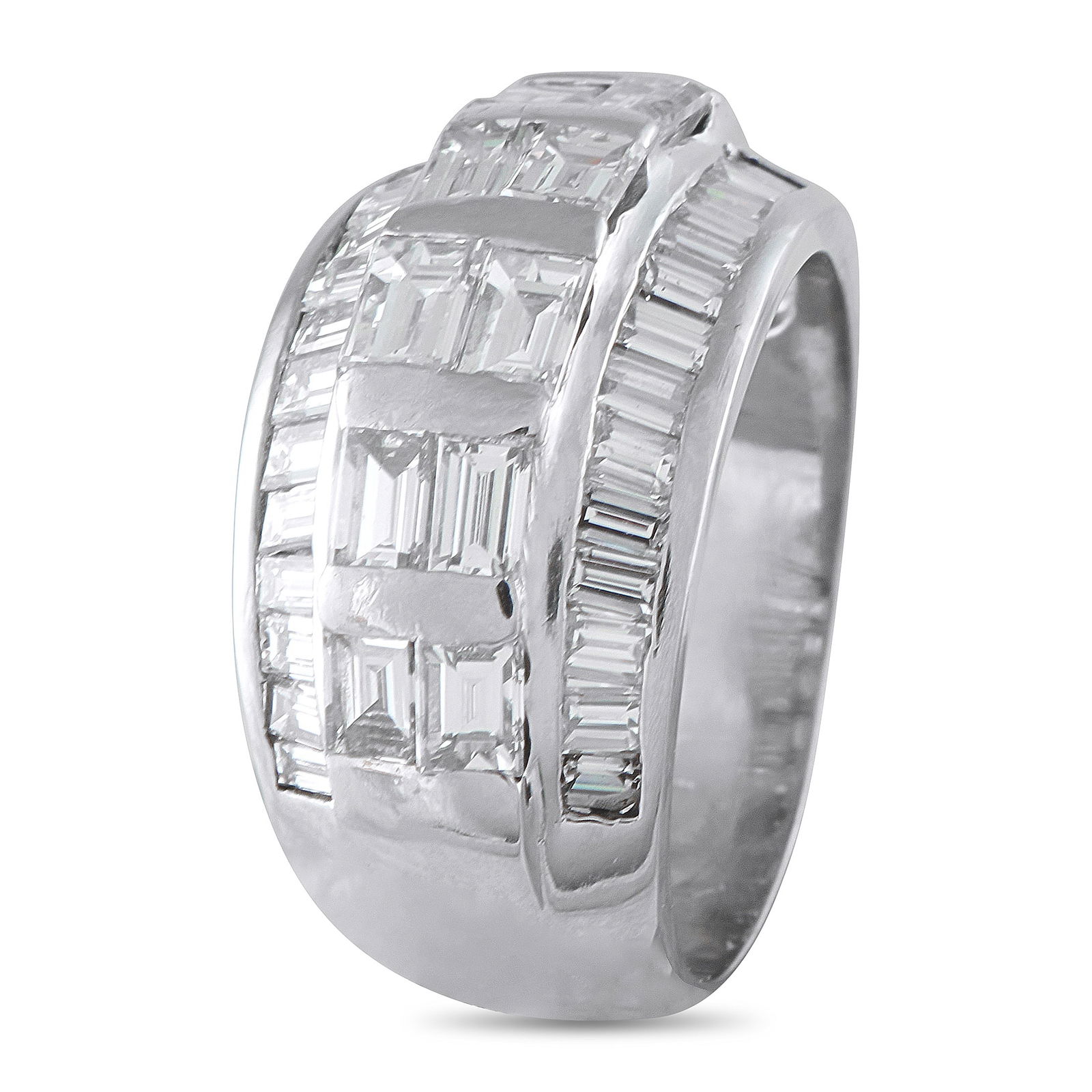 Platinum 3.0ct Diamond Ring - 2