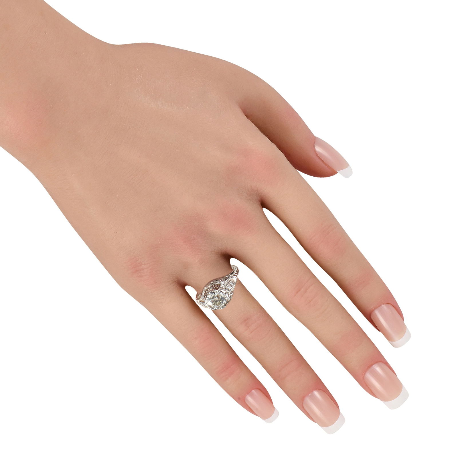 Platinum 1.84ct Diamond Ring - 3