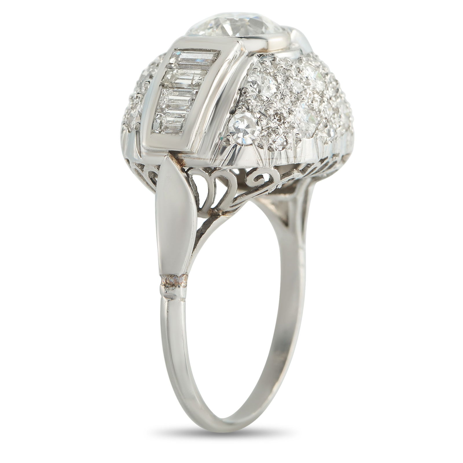 Platinum 2.75ct Diamond Ring - 2