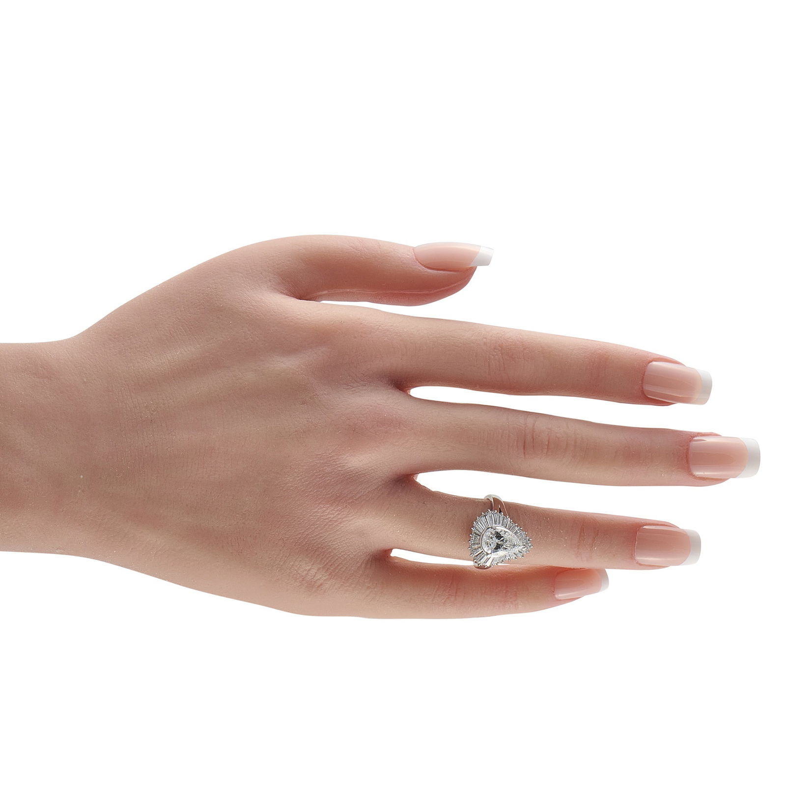 Platinum 3.06ct Diamond Ring - 3