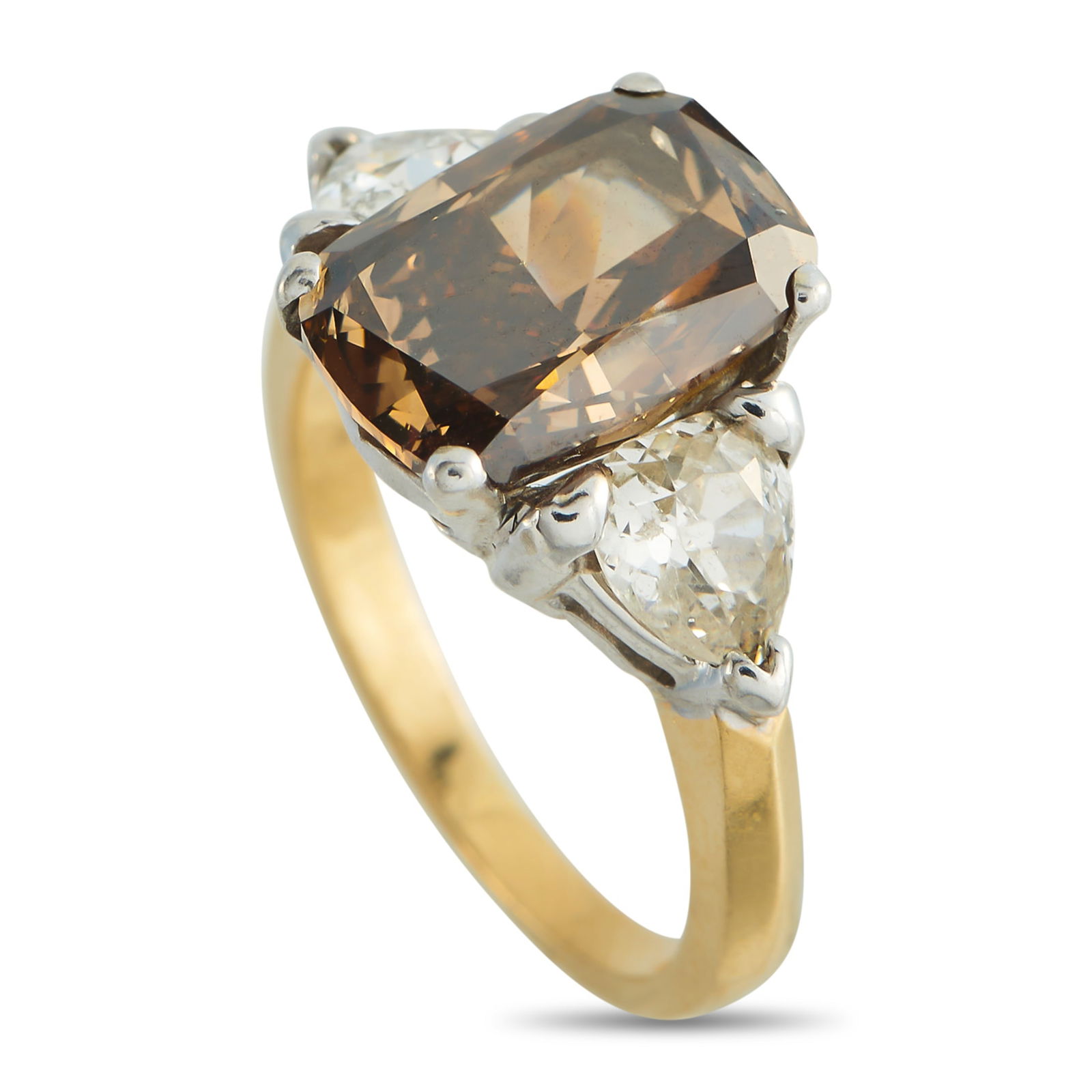 14K Yellow Gold 5.70ct Diamond Ring (1 of 3)