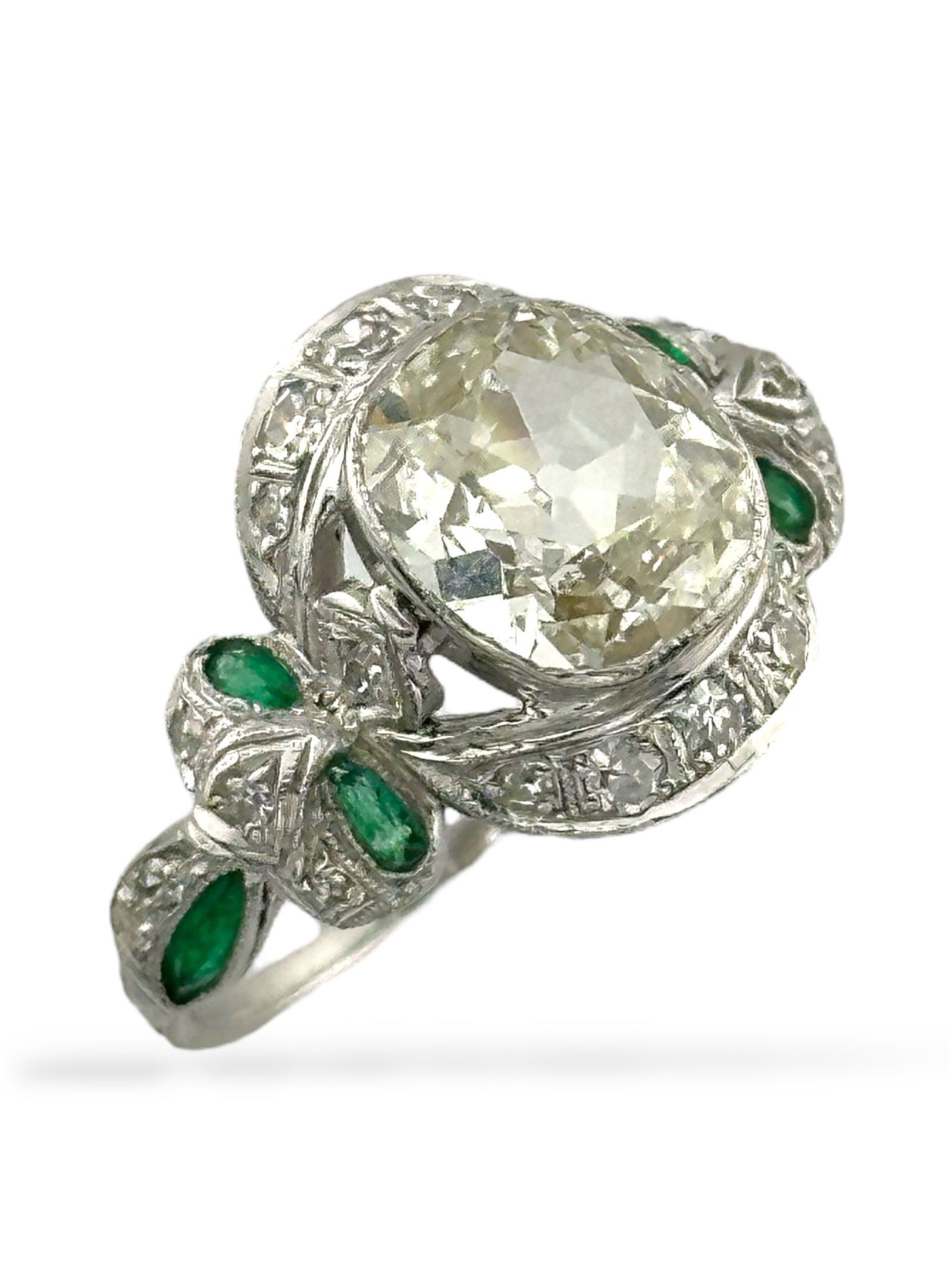 Ring Platinum, Platinum Ring with 2.71 Carat Diamond - 2.71ct. tw. Diamond (Natural) - Diamond (1 of 8)