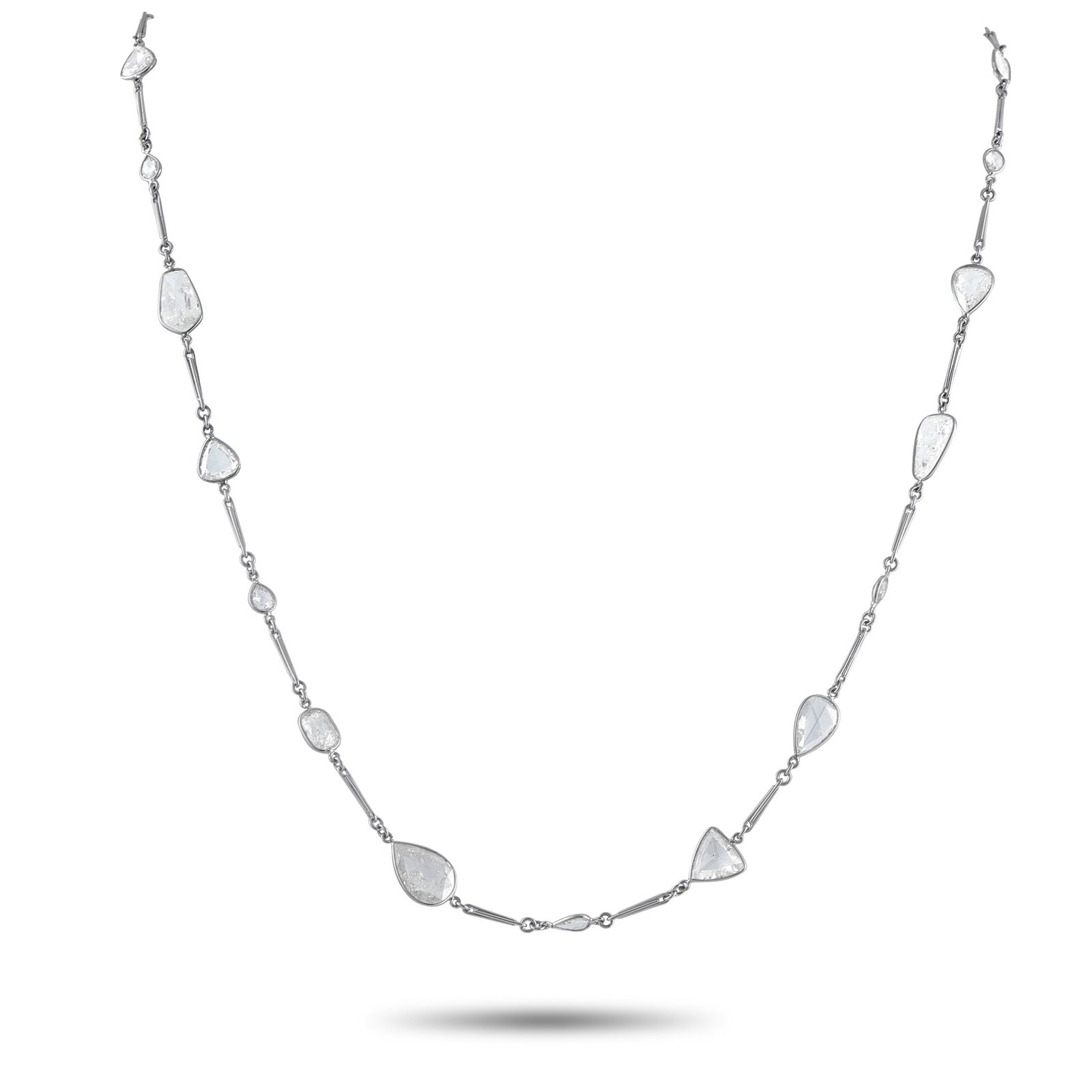 Platinum 19.60ct Diamond Necklace (1 of 3)