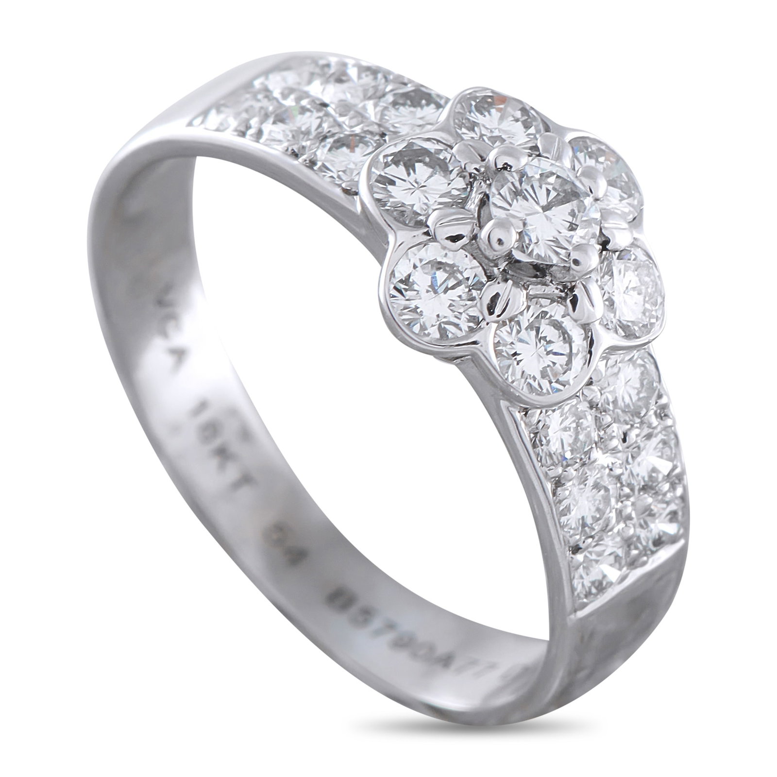 VAN CLEEF & ARPELS Van Cleef & Arpels 18K White Gold 1.0ct Diamond Ring (1 of 6)
