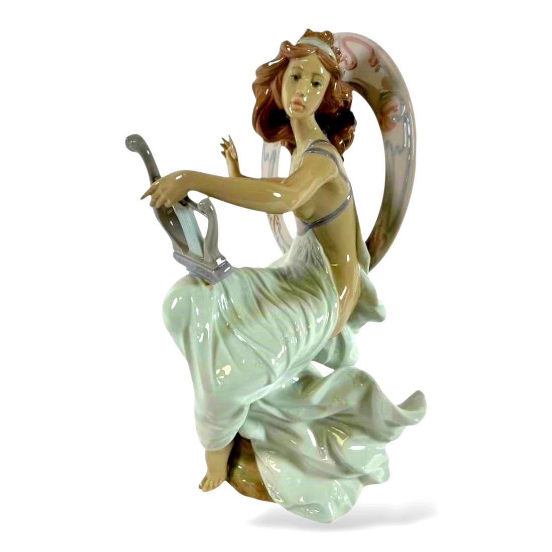 Lladro Limited Edition Porcelain Figurine Melody model 6513: Lladro Limited Edition Porcelain Figurine Melody model 6513 This exquisite Lladró porcelain figurine titled Melody, model #6513, stands an impressive 14 3/4 inches tall and exemplifies the brands ref