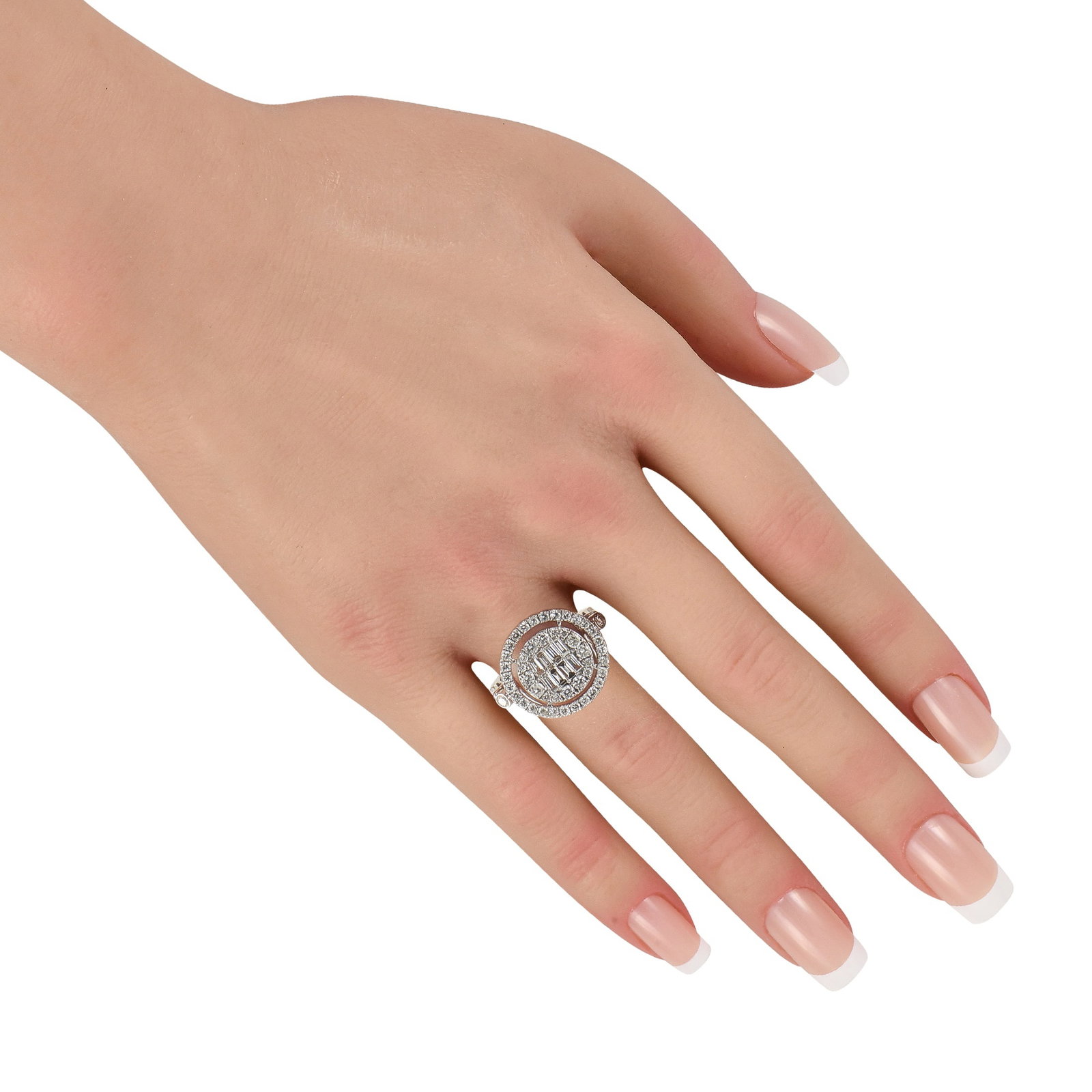 Platinum 2.0ct Diamond Ring - 3