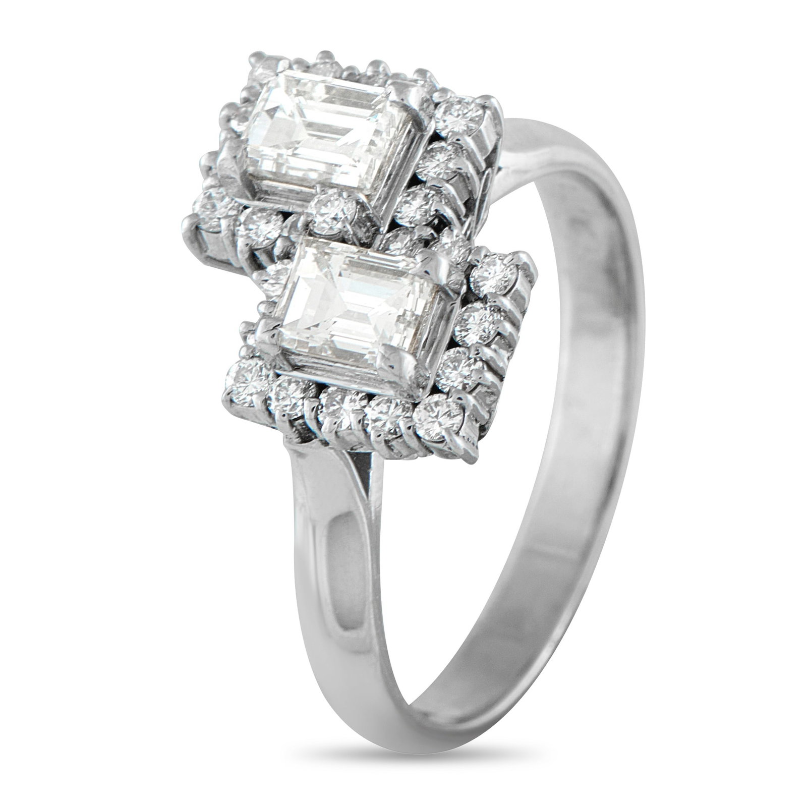 Platinum 1.74ct Diamond Ring - 2