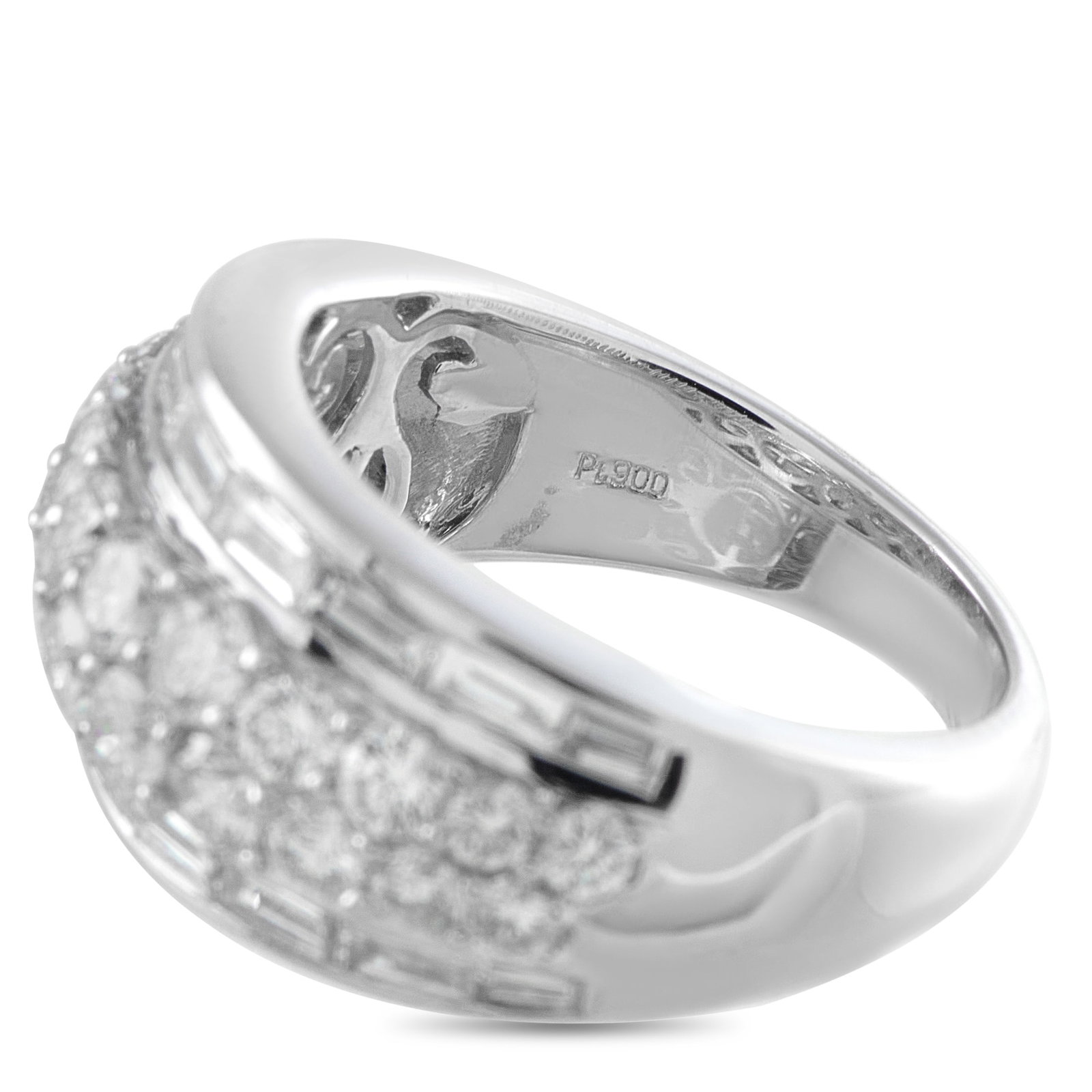 Platinum 2.0ct Diamond Ring - 4