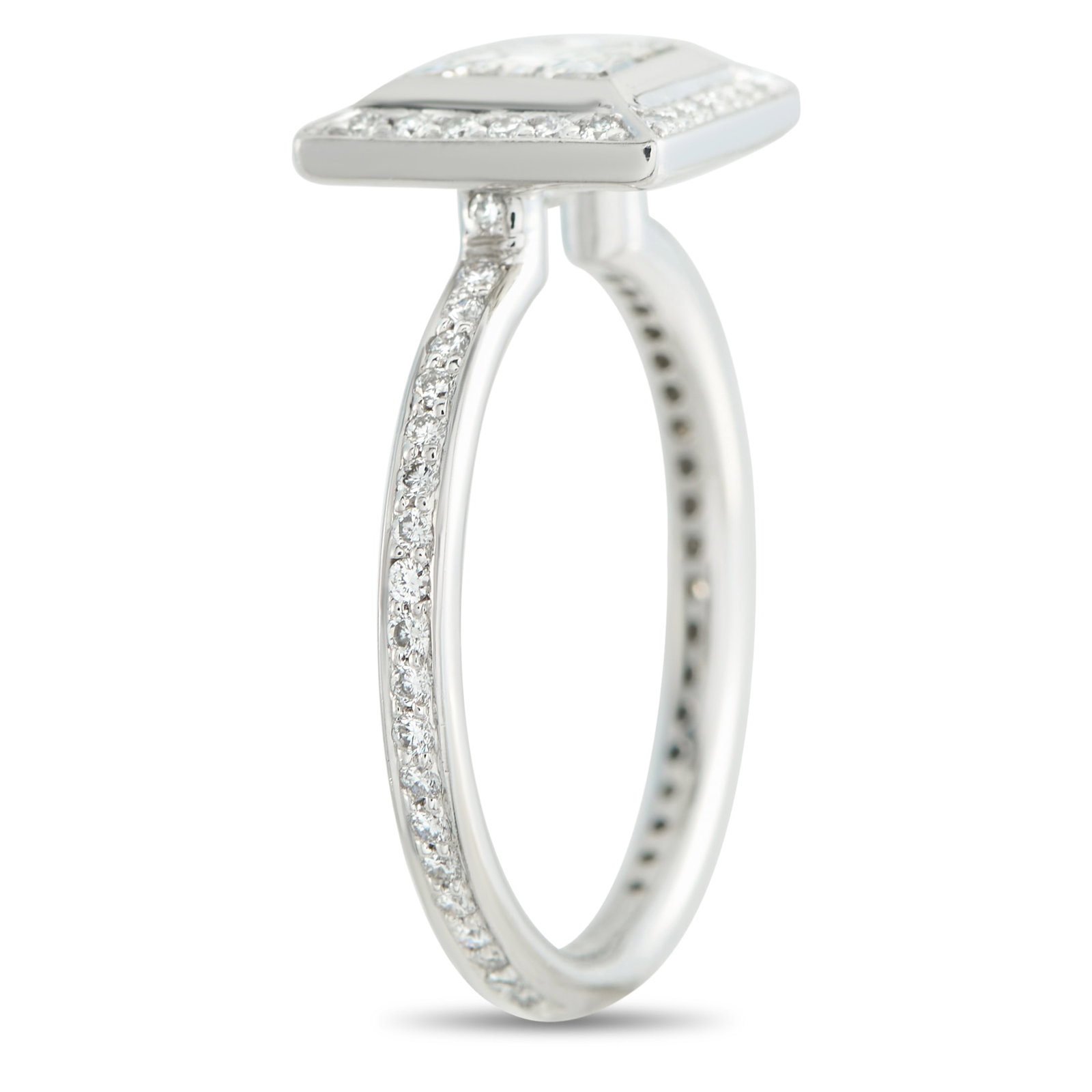 Platinum 1.34ct Diamond Ring - 2