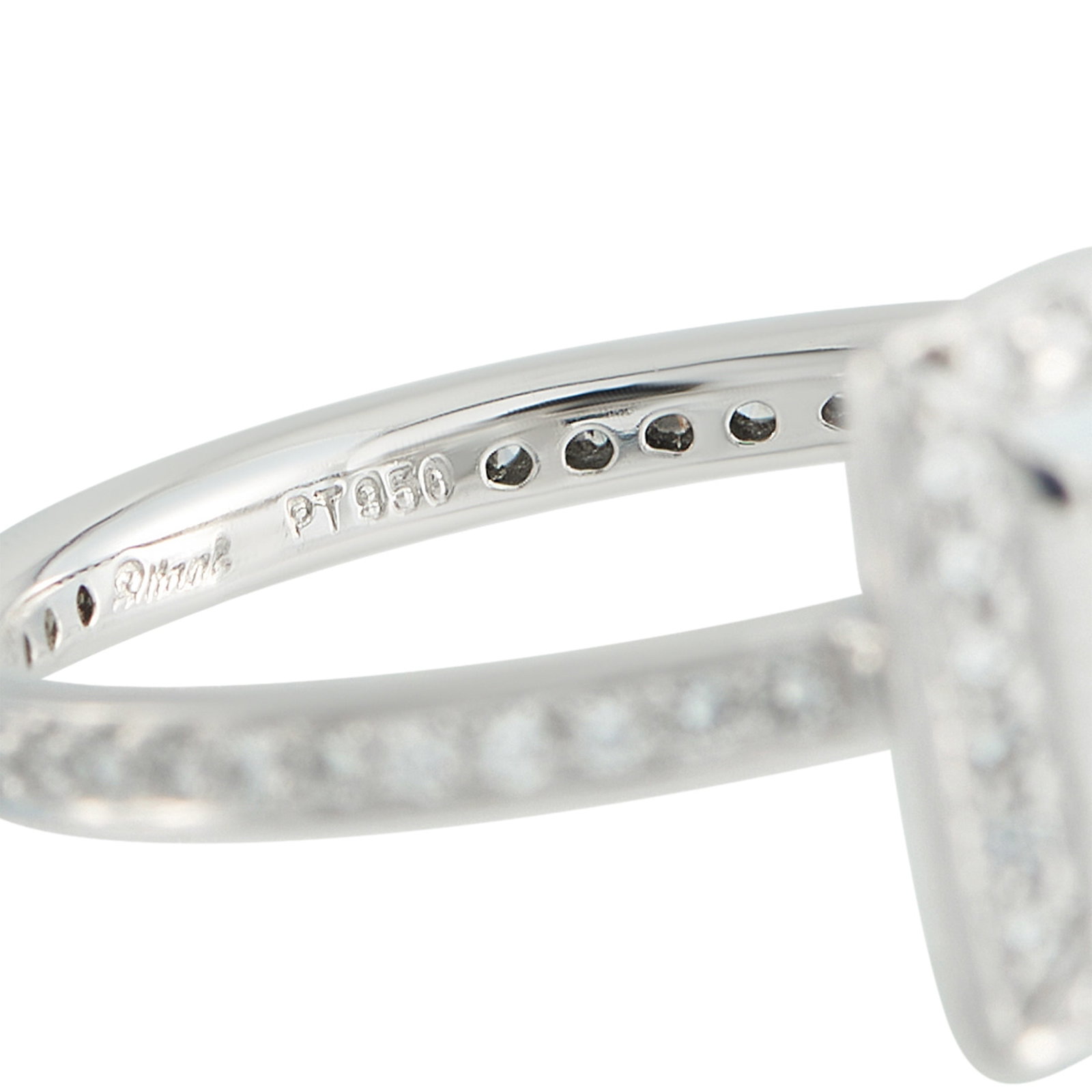 Platinum 1.34ct Diamond Ring - 4