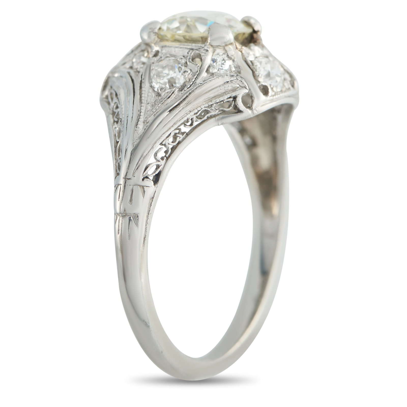 Platinum 1.25ct Diamond Ring - 2