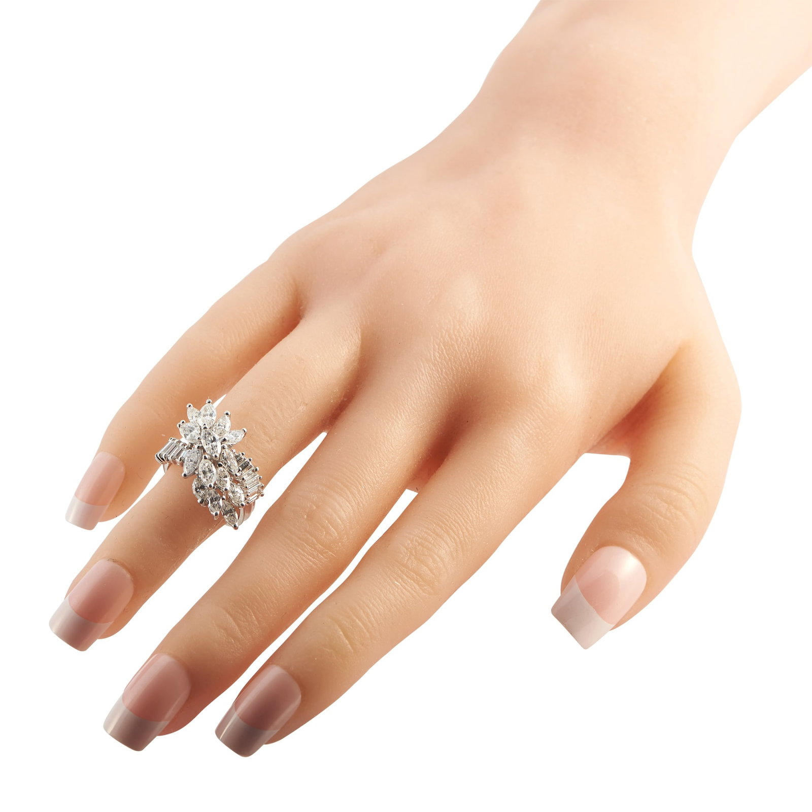 Platinum 4.25ct Diamond Ring - 3