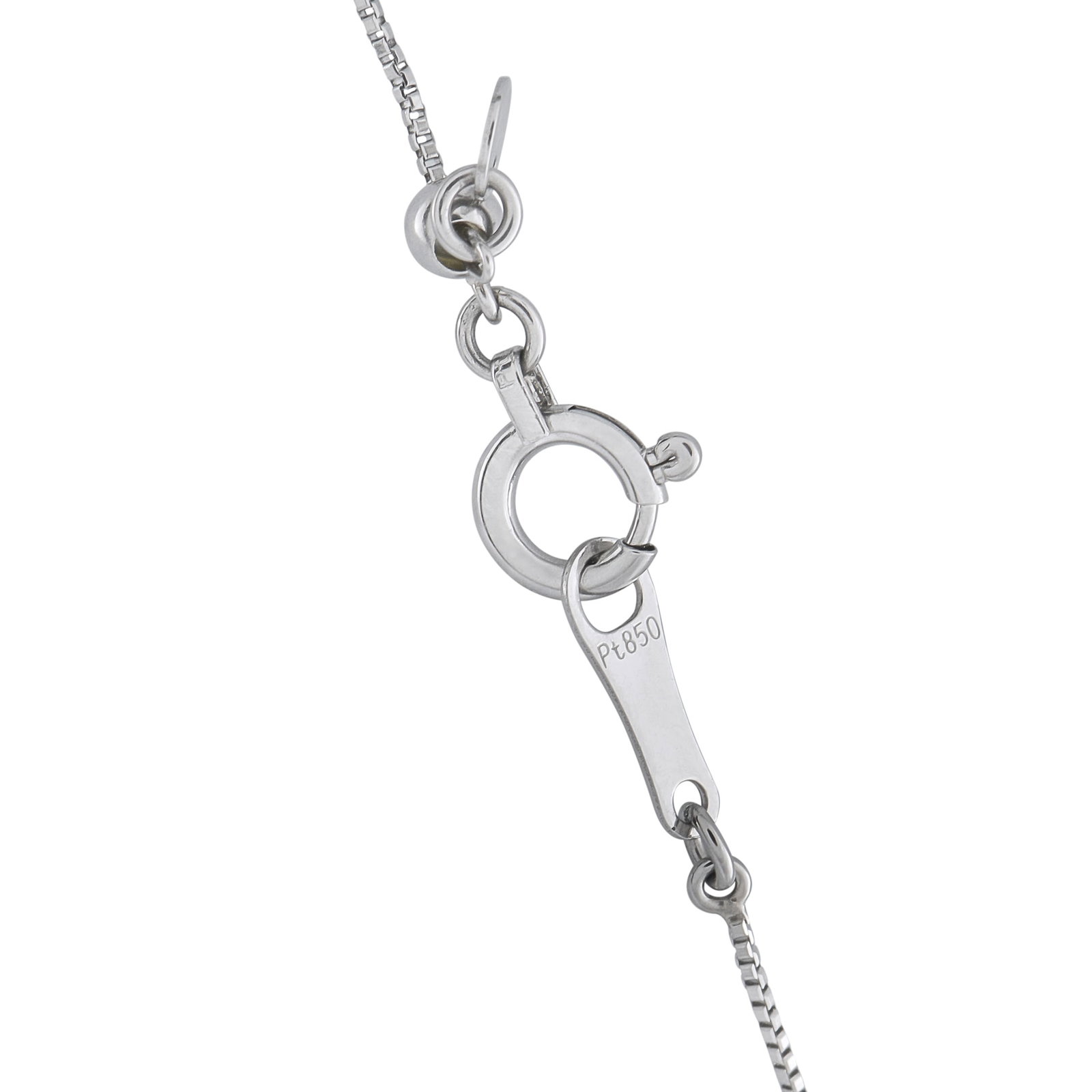 Platinum 1.12ct Diamond and Ruby Necklace - 3