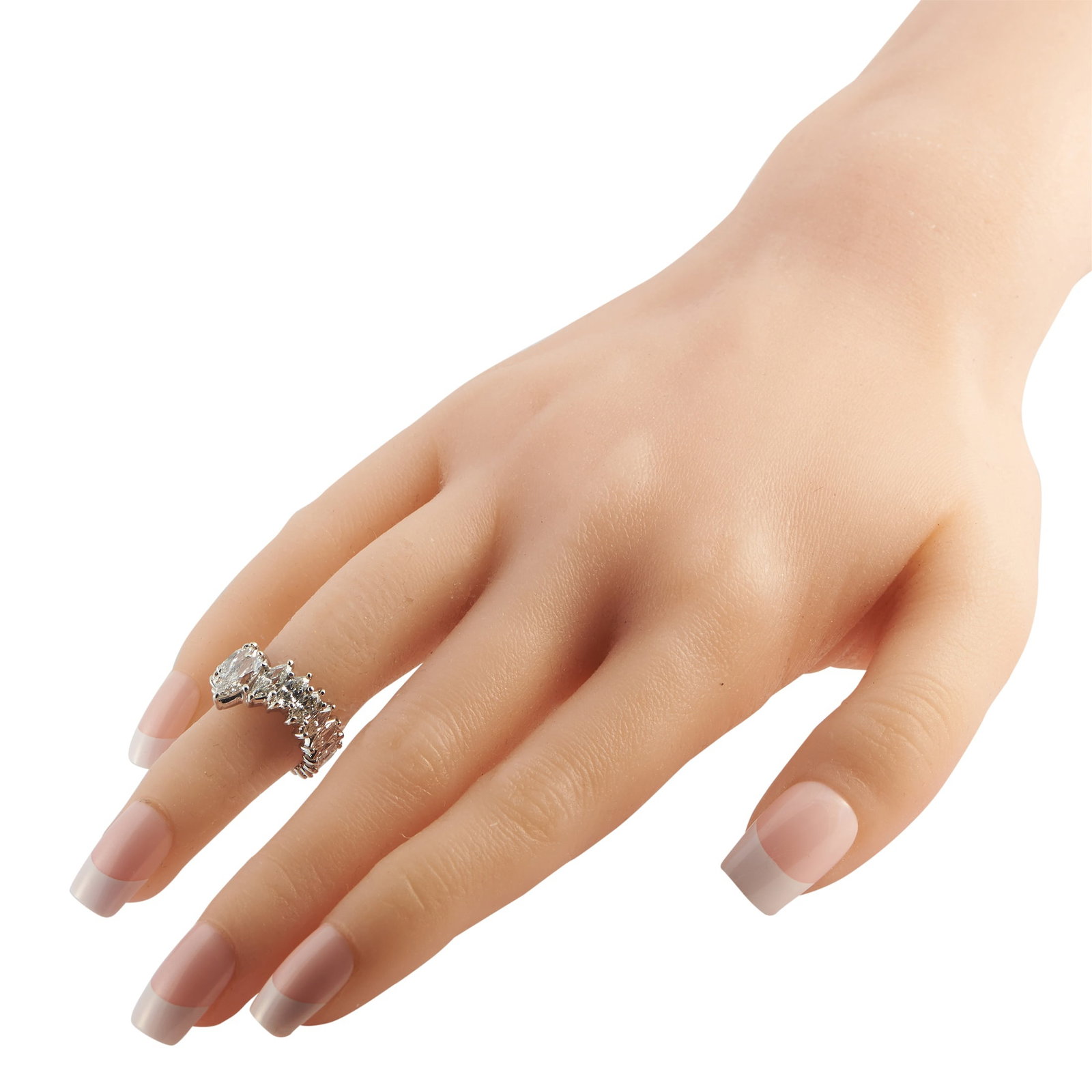 Platinum 5.50ct Diamond Ring - 3