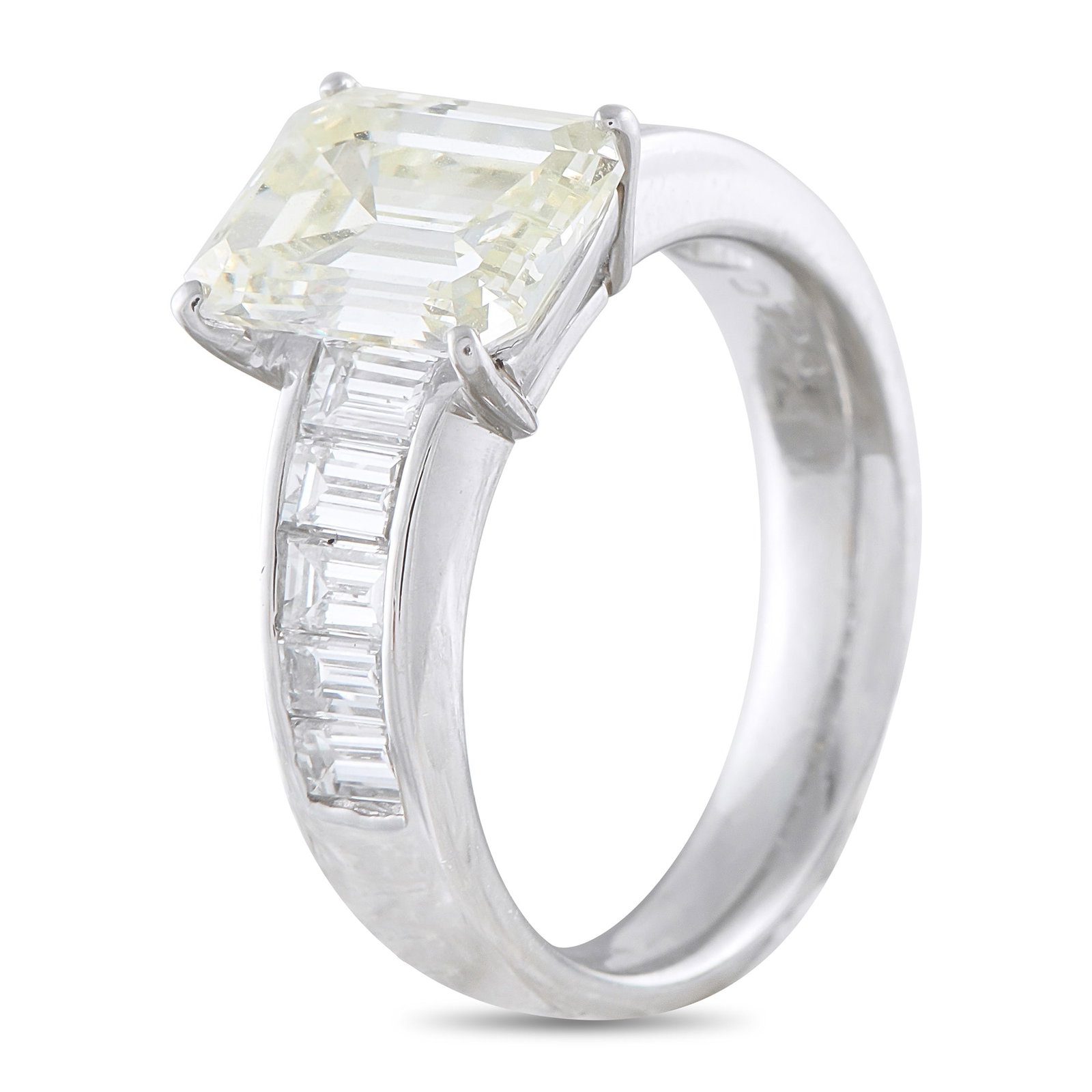 Platinum 3.03ct Diamond Ring - 2