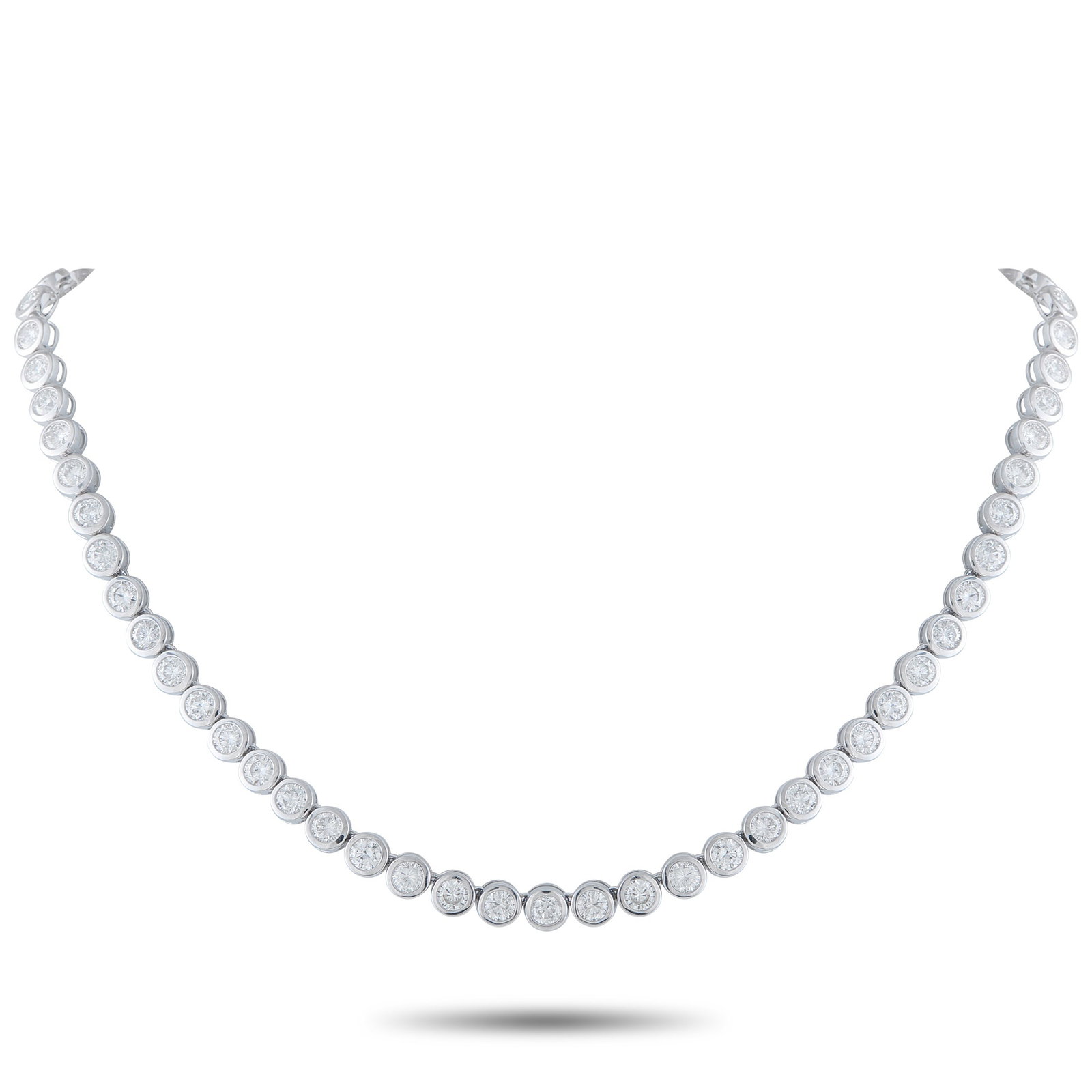 18K White Gold 17.50ct Diamond Necklace (1 of 3)