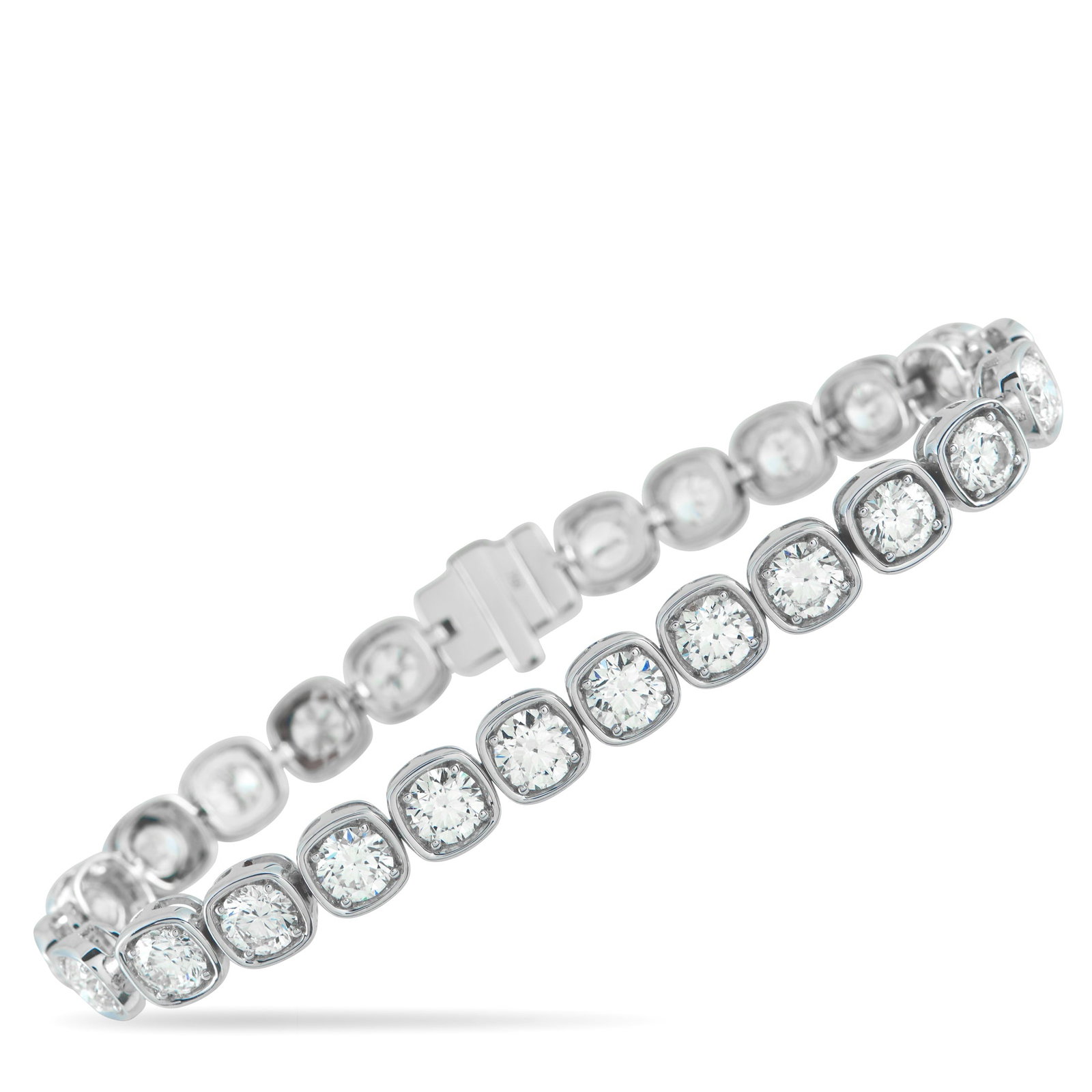 18K White Gold 13.40ct Diamond Bracelet (1 of 4)