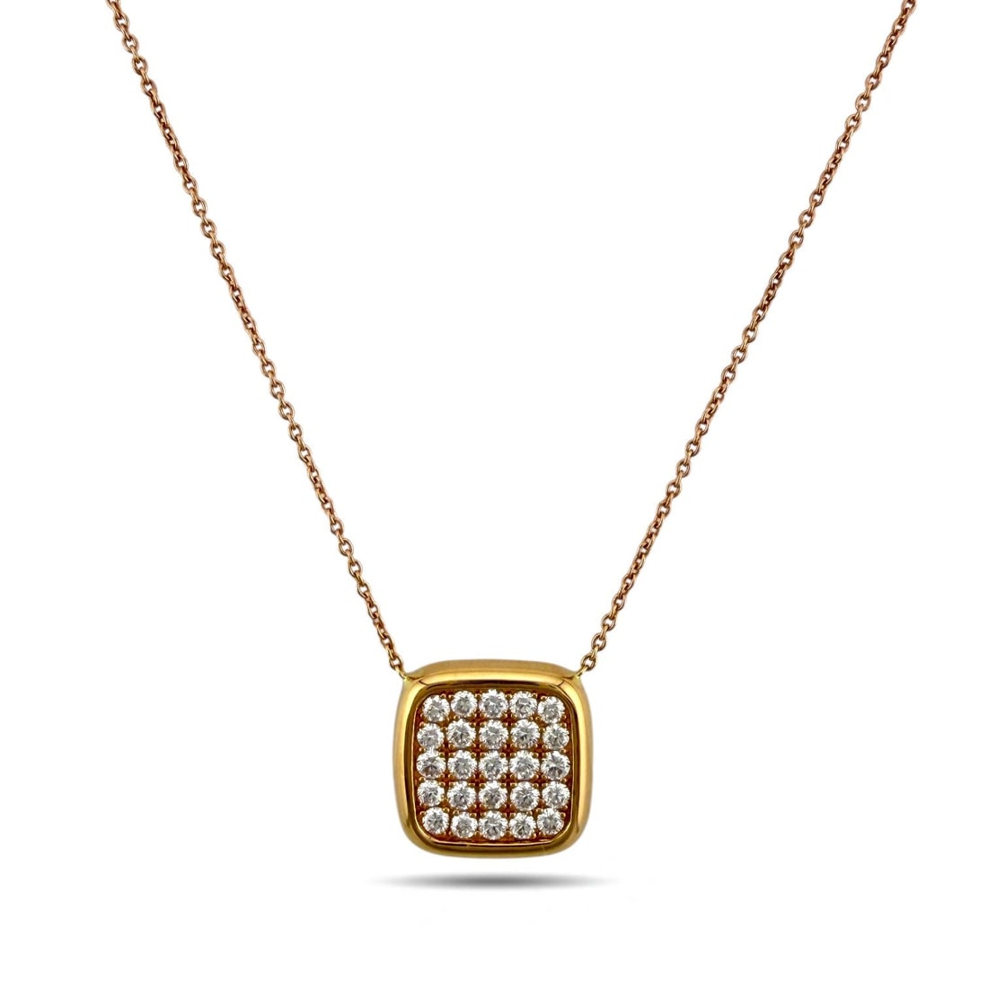 Roberto Coin 18K Rose Gold 0.63ct Diamond Necklace (1 of 6)