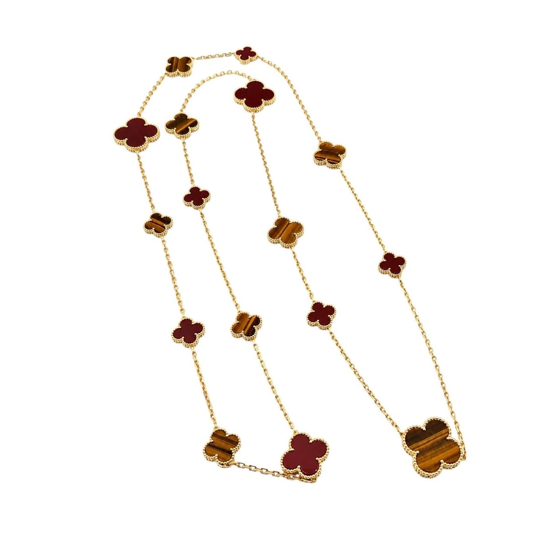 Van Cleef & Arpels 18k Gold Magic Alhambra 16 Motifs Necklace (1 of 9)
