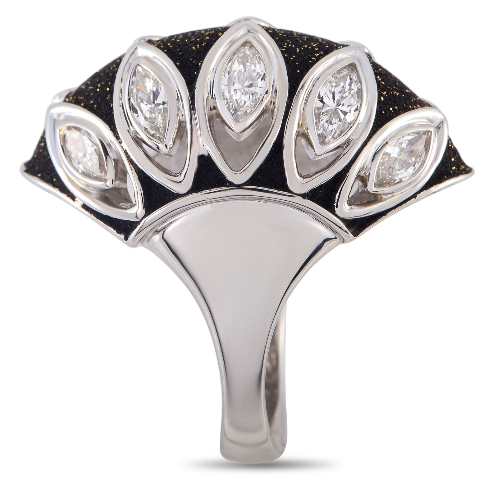 Platinum 2.43ct Diamond Statement Ring - 2