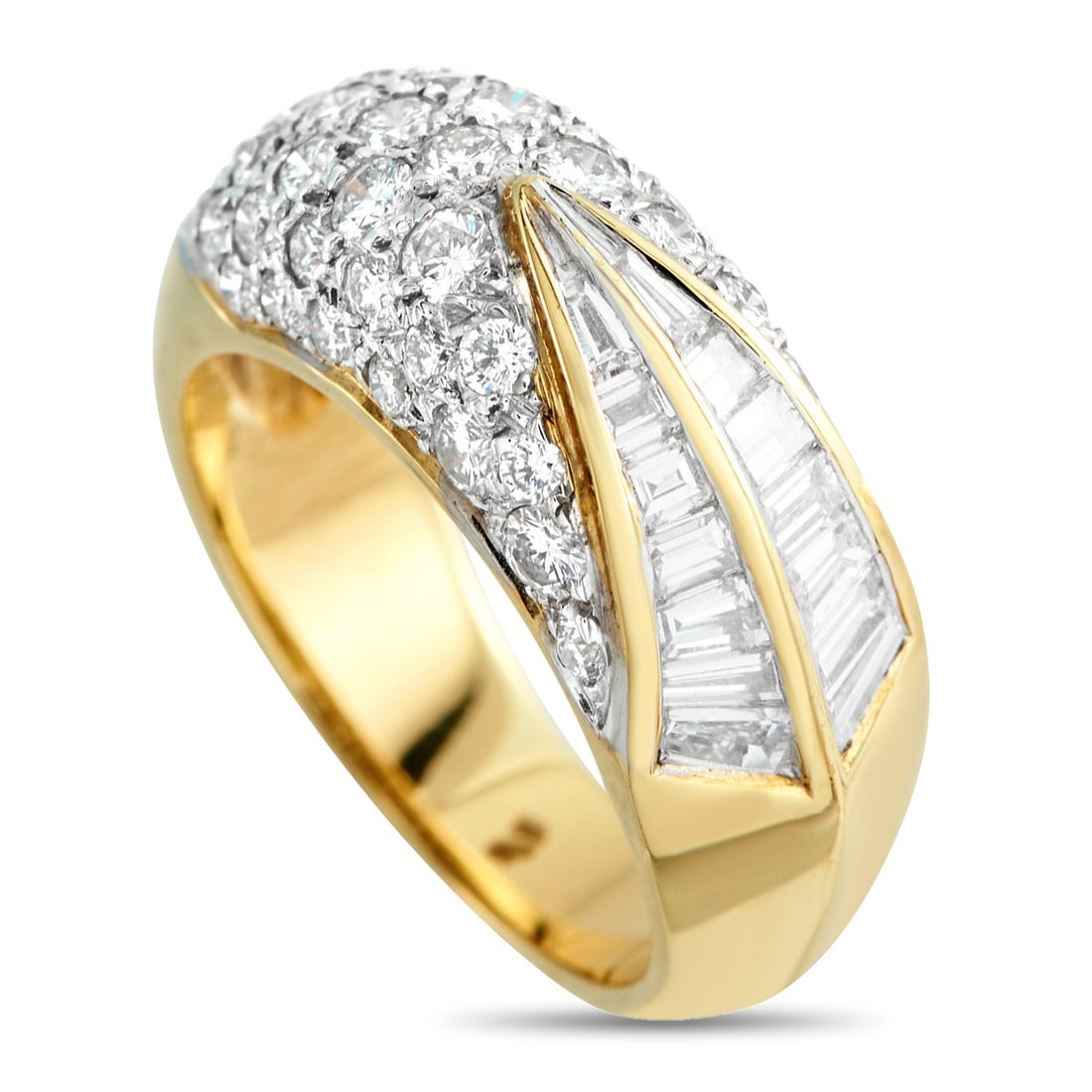 18K Yellow Gold 1.85ct Diamond Ring (1 of 3)