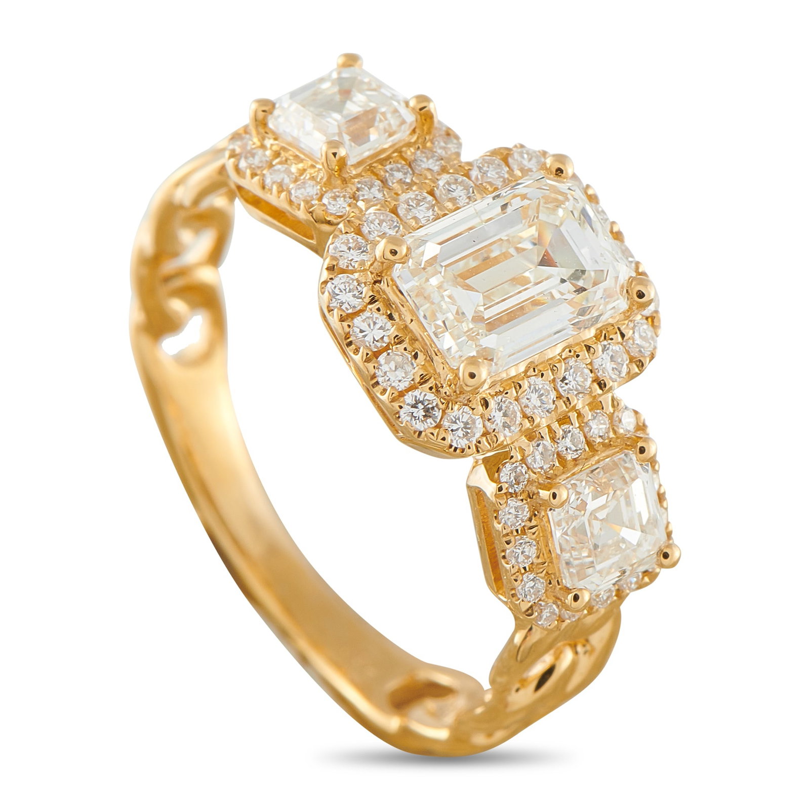 18K Yellow Gold 2.01ct Diamond Ring (1 of 4)