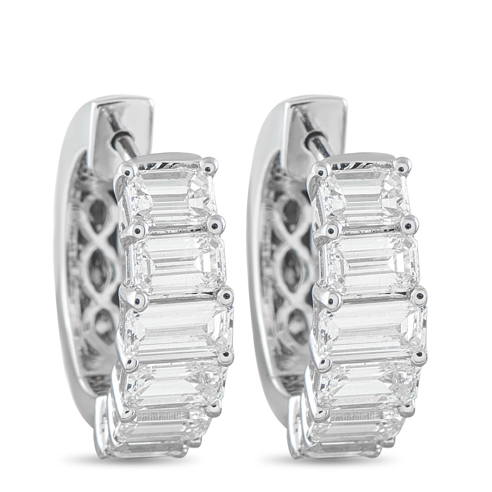 18K White Gold 1.85ct Diamond Earrings (1 of 4)