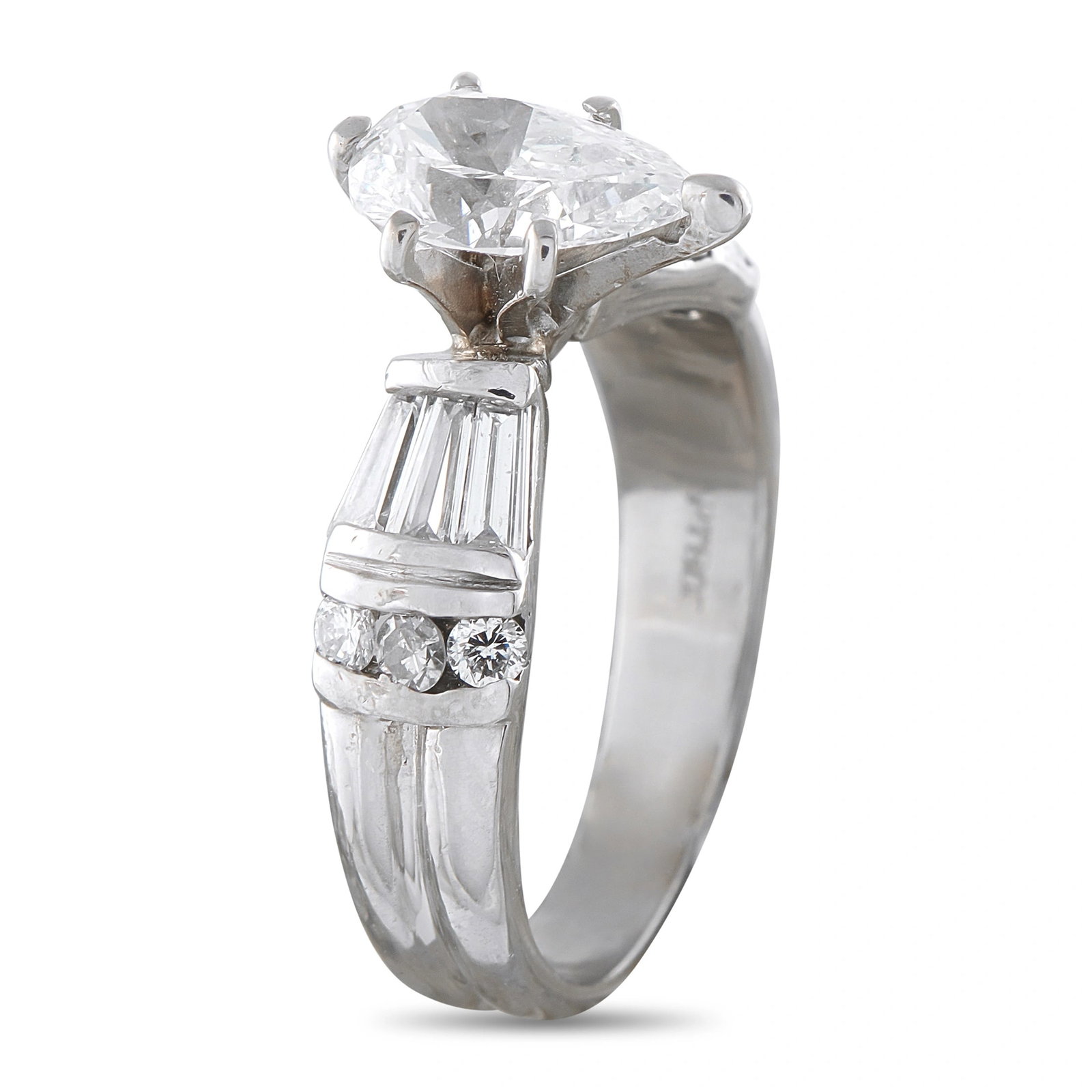 Platinum 1.64ct Diamond Ring - 2