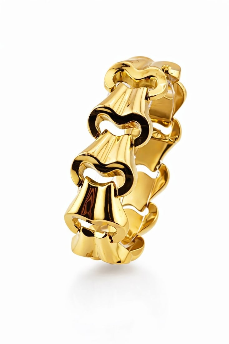 18K Yellow Gold Link Bracelet (1 of 6)
