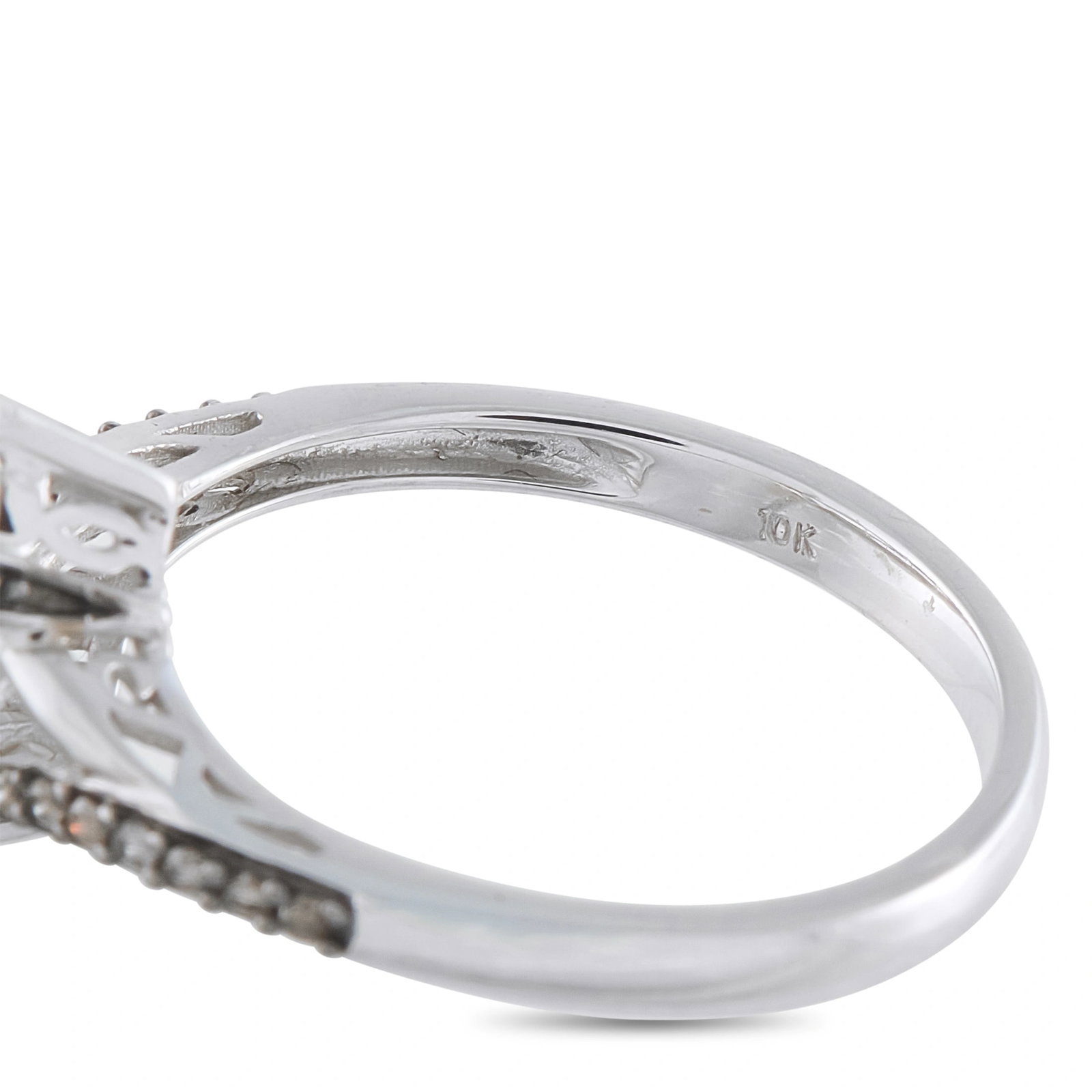 10K White Gold 1.30ct Diamond Ring - 4