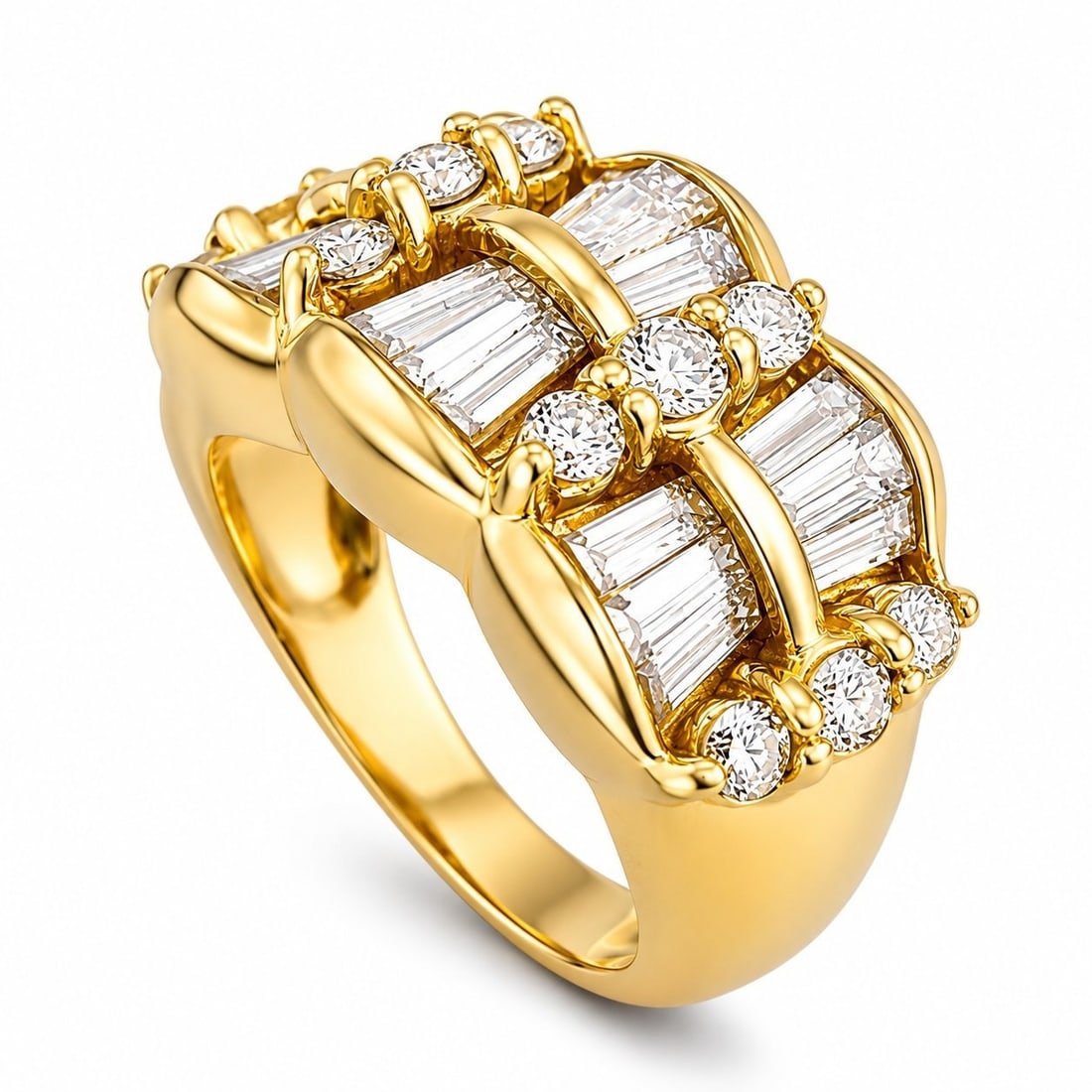 14K Yellow Gold and 1.25ct Diamond Ring (1 of 7)